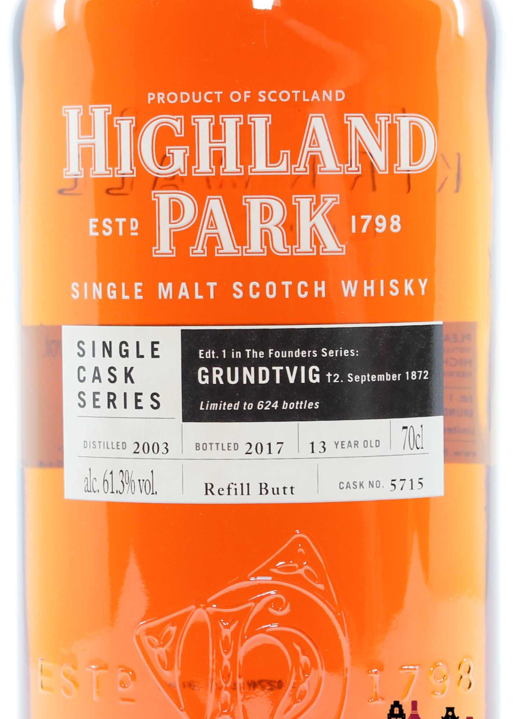 Highland Park Highland Park 13 Years Old 2003 2017 - Cask 5715 - Single Cask Series - Grundtvig 61.3% (1 of 624)