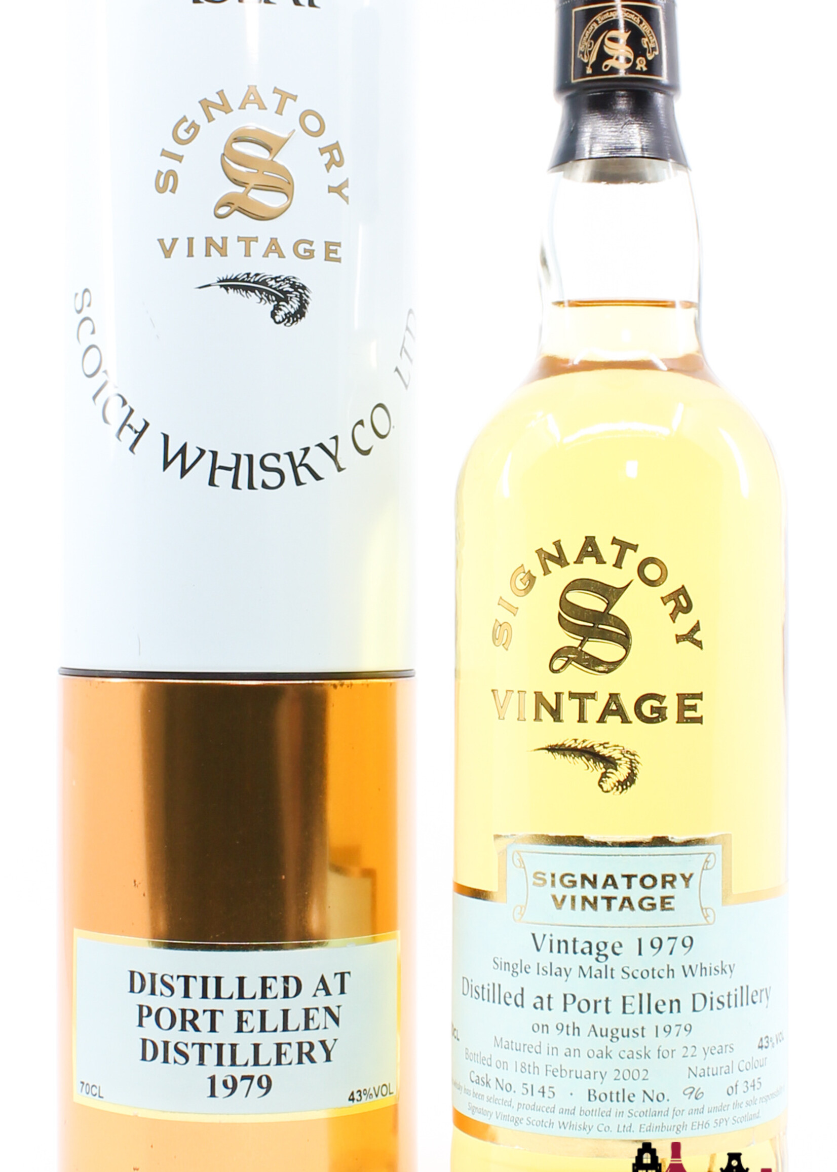 Port Ellen Port Ellen 22 Years Old 1979 2002 - Vintage Collection - Signatory  Vintage - Cask 5145 43% (1 of 345)