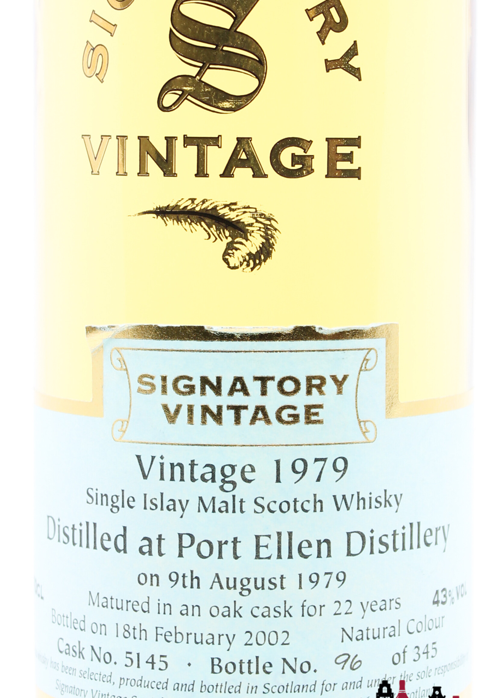 Port Ellen Port Ellen 22 Years Old 1979 2002 - Vintage Collection - Signatory  Vintage - Cask 5145 43% (1 of 345)