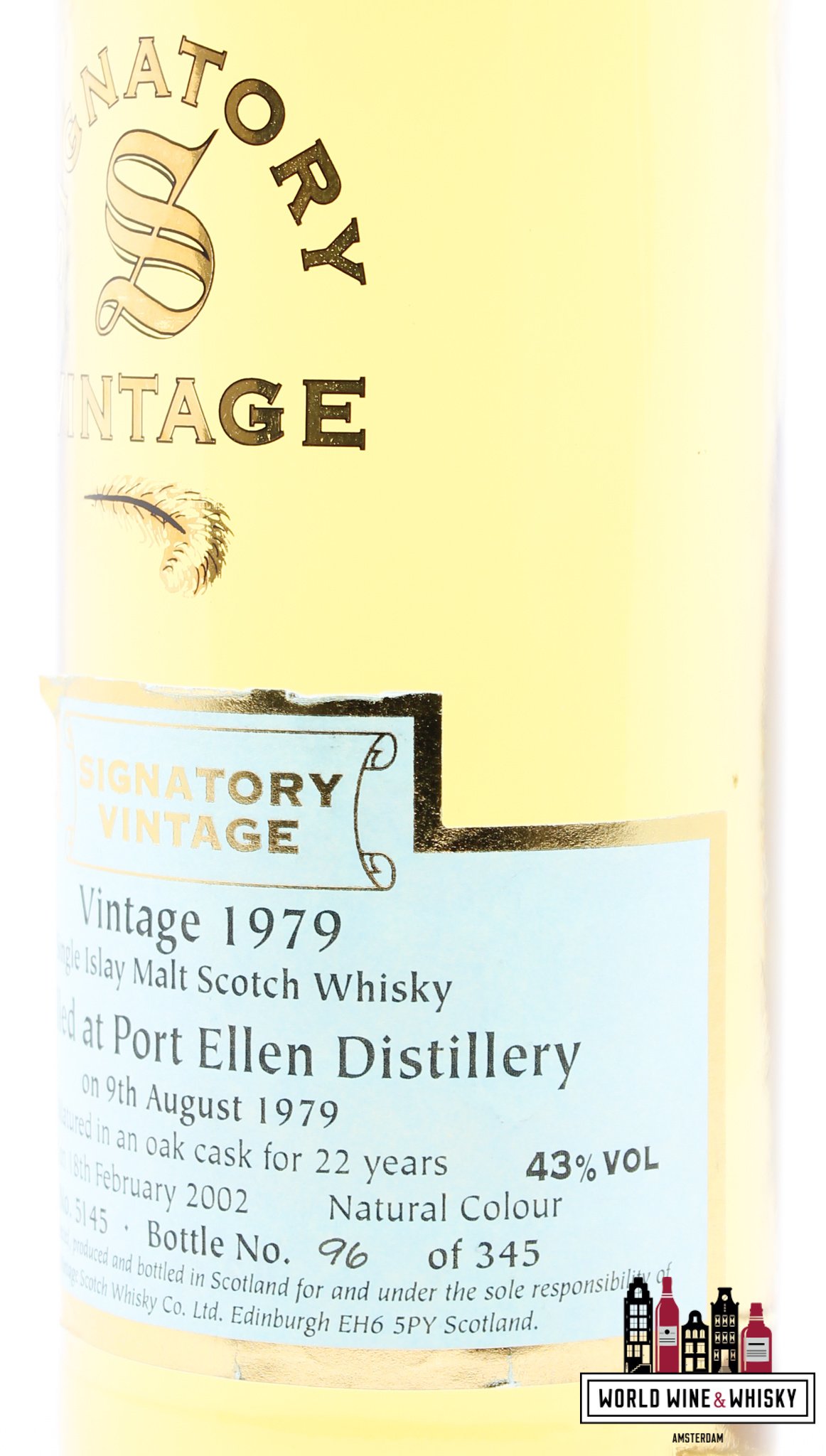 Port Ellen Port Ellen 22 Years Old 1979 2002 - Vintage Collection - Signatory  Vintage - Cask 5145 43% (1 of 345)