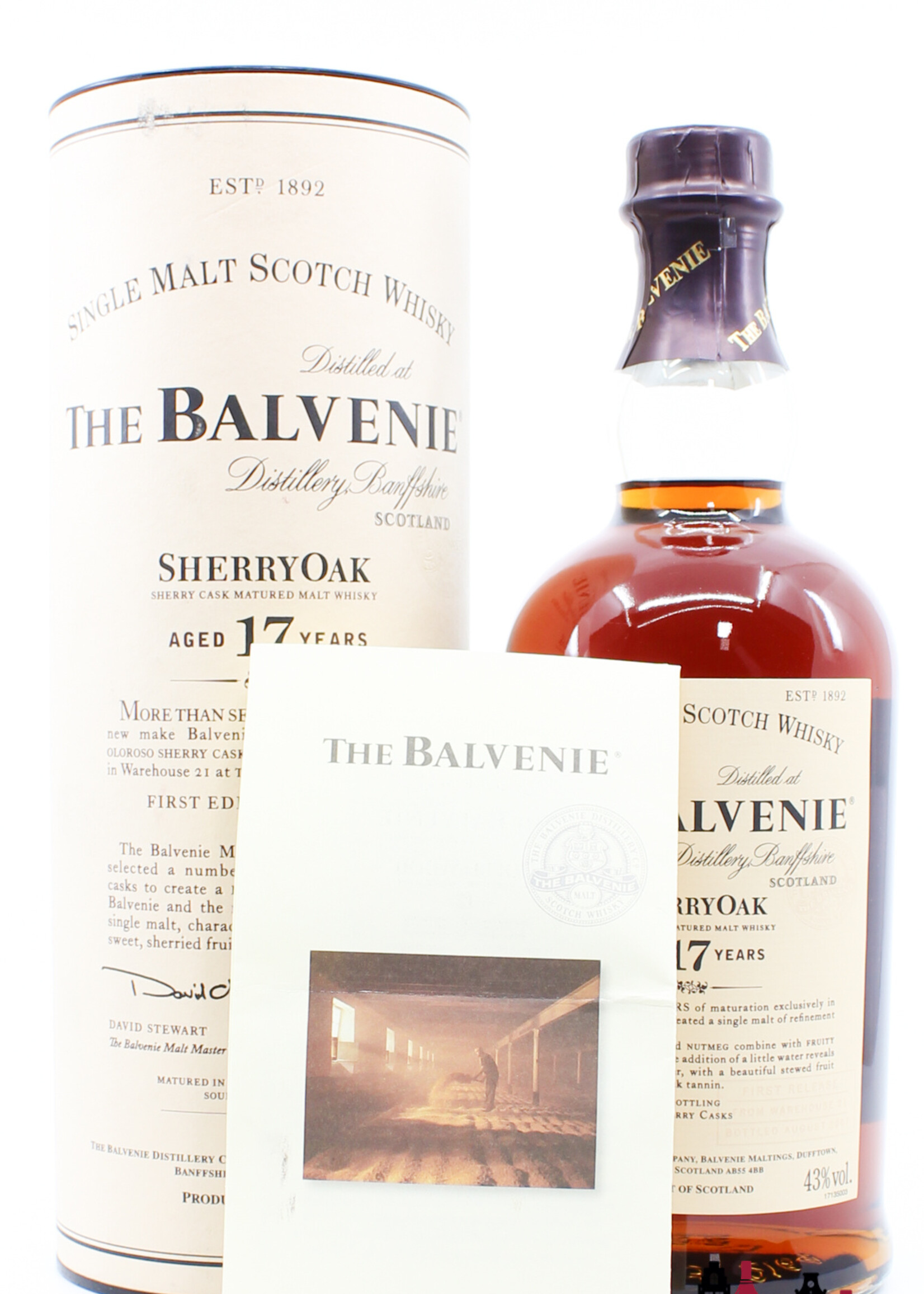 Balvenie The Balvenie 17 Years Old 2007 - SherryOak - Fist Edition Release - Warehouse 21 43%
