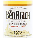 BenRiach BenRiach 28 Years Old 1978 2006 - Limited Release - Single Cask Bottling Batch 3 - Cask 1596 54% (1 Of 201)