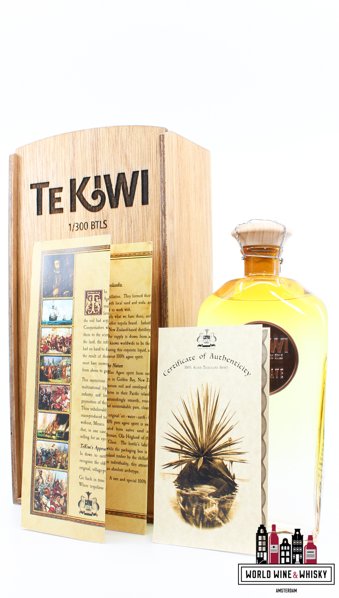 Kiwi Spirit Distillery Te Kiwi 2019 - 100% Blue Agave Tequilana Spirit (TeKiwi) 40% (1 of 300)