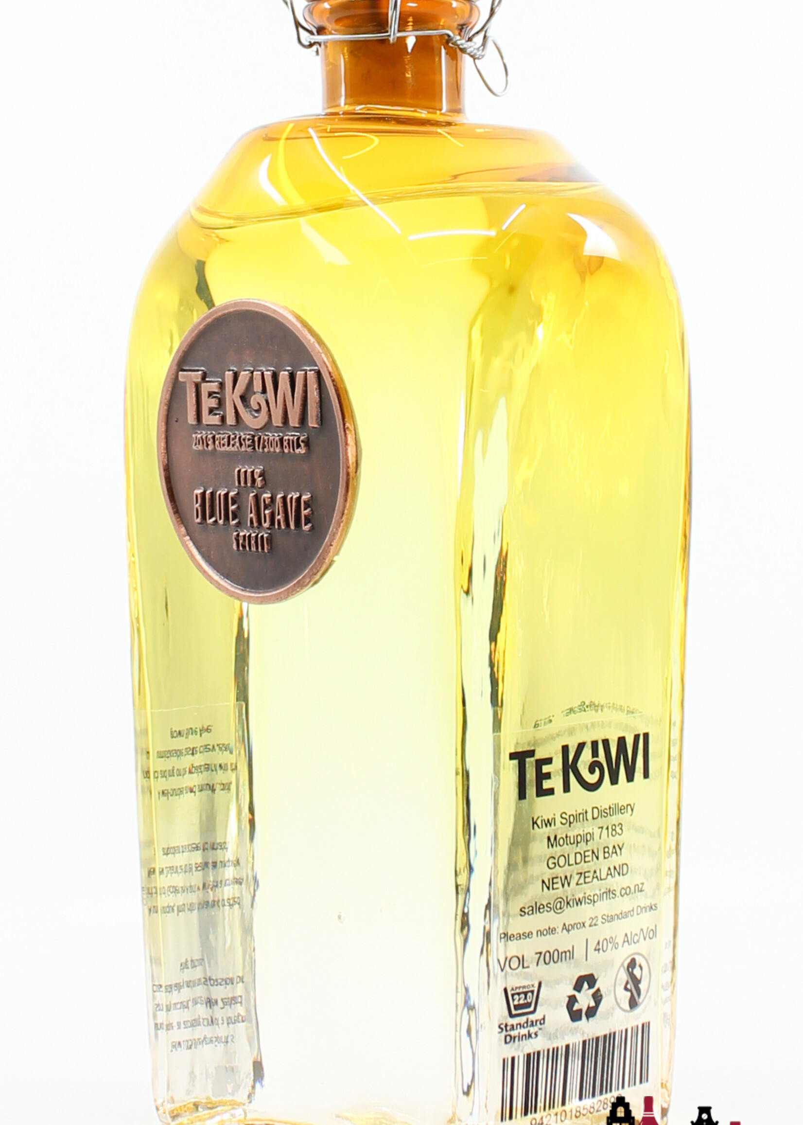 Kiwi Spirit Distillery Te Kiwi 2019 - 100% Blue Agave Tequilana Spirit (TeKiwi) 40% (1 of 300)