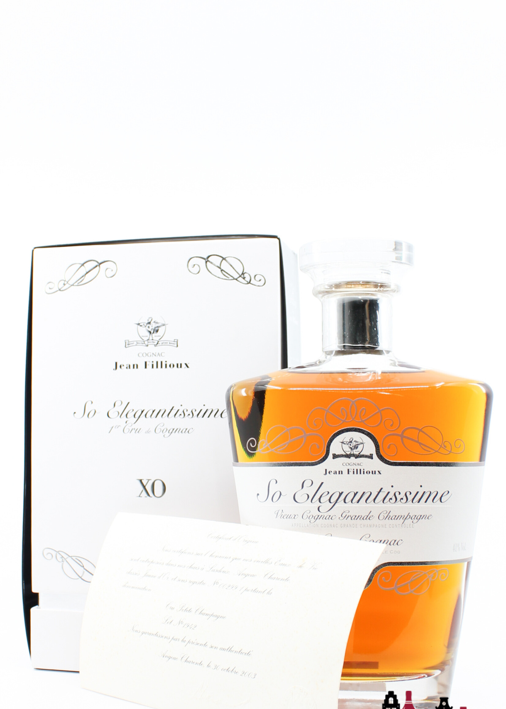 Jean Fillioux Jean Fillioux Cognac 2003 - So Elegantissime XO - Vieux Cognac Grande Champagne 41%