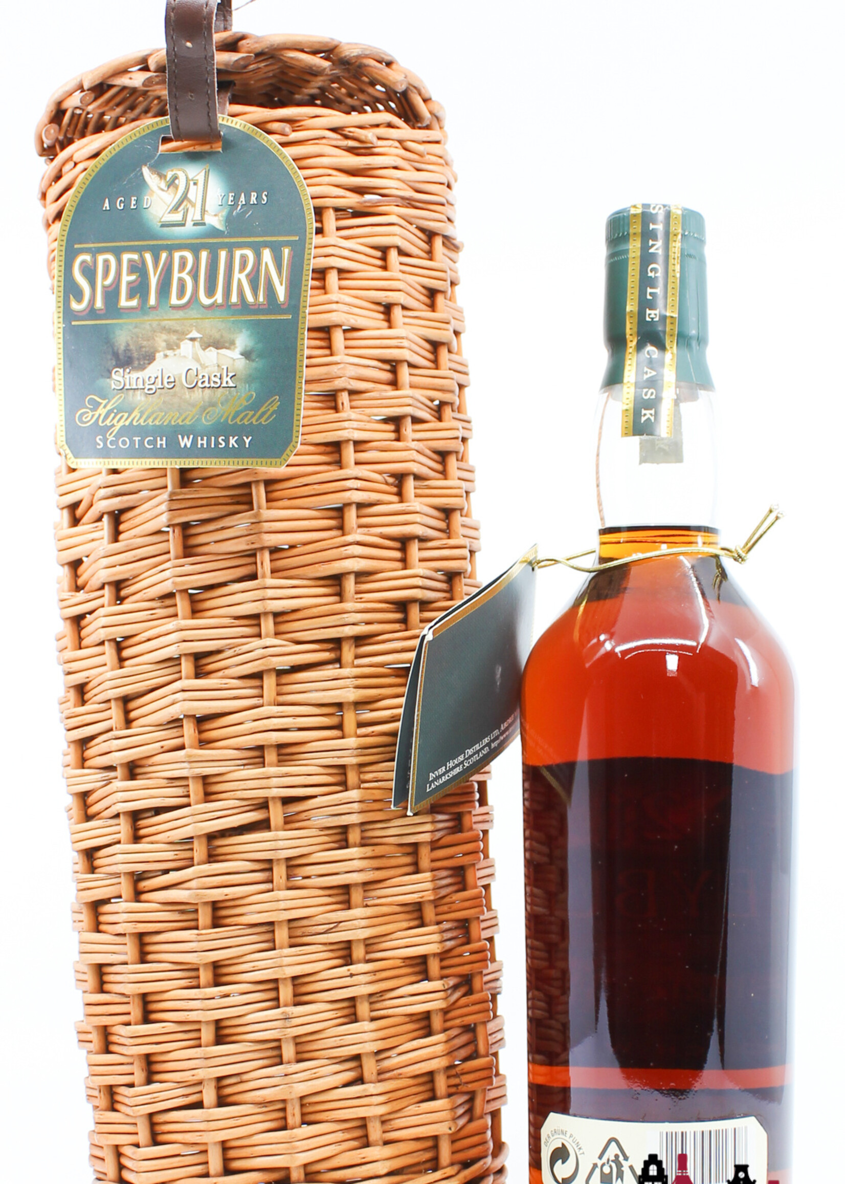 Speyburn Speyburn 21 Years Old 1978 1999 - Single Cask - Cask 2867 58.8% (in luxury case)