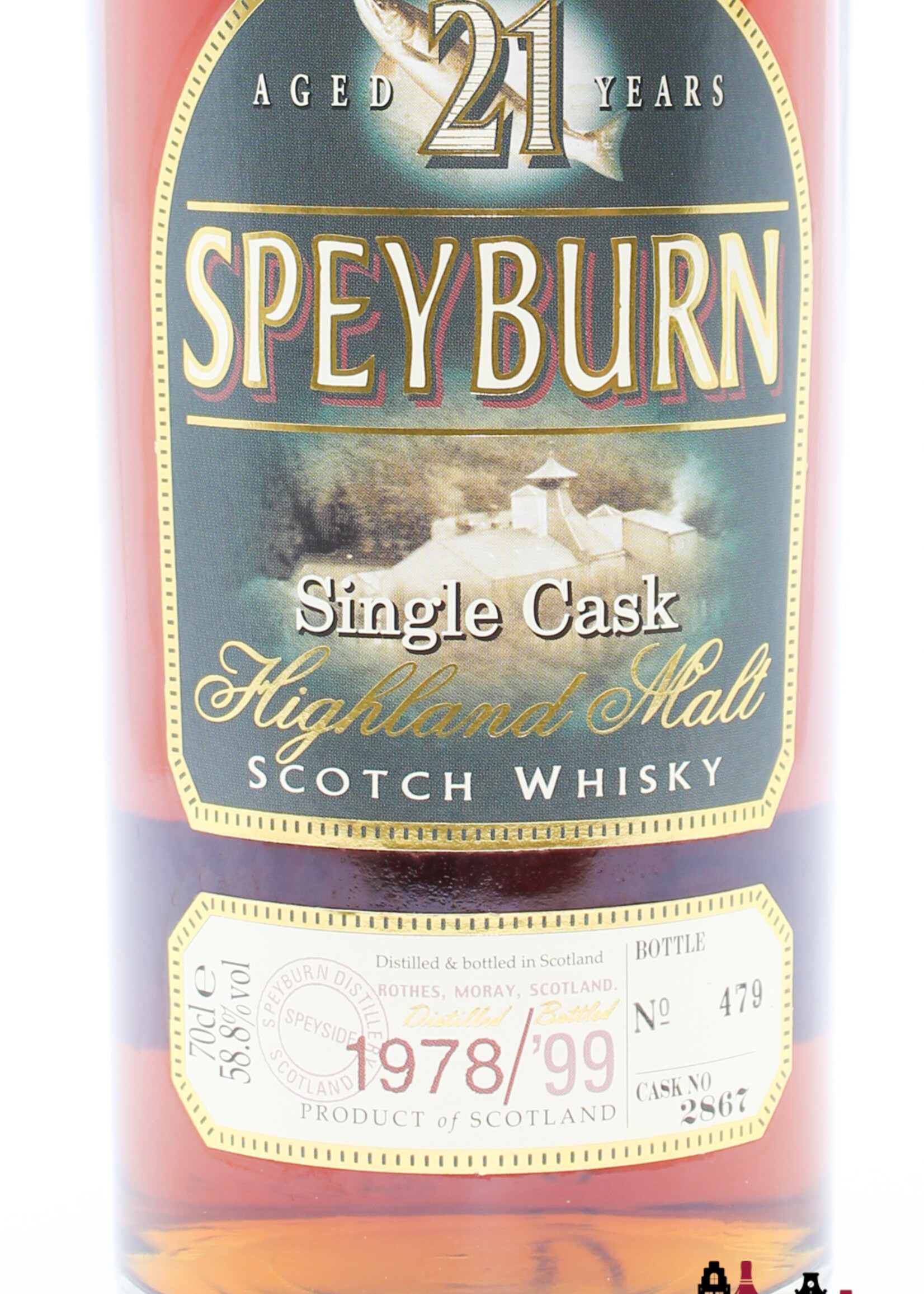 Speyburn Speyburn 21 Years Old 1978 1999 - Single Cask - Cask 2867 58.8% (in luxury case)