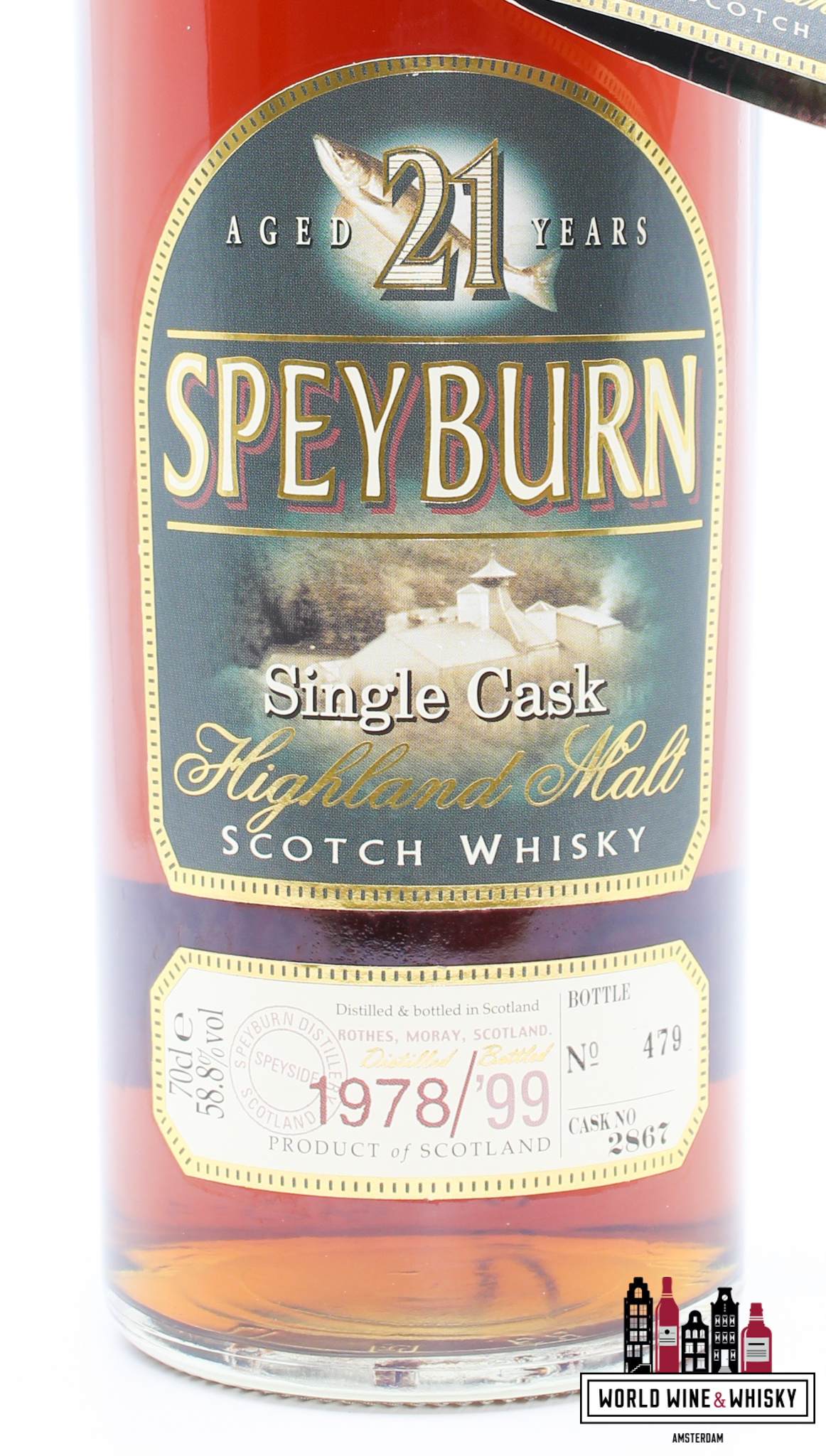 Speyburn Speyburn 21 Years Old 1978 1999 - Single Cask - Cask 2867 58.8% (in luxury case)