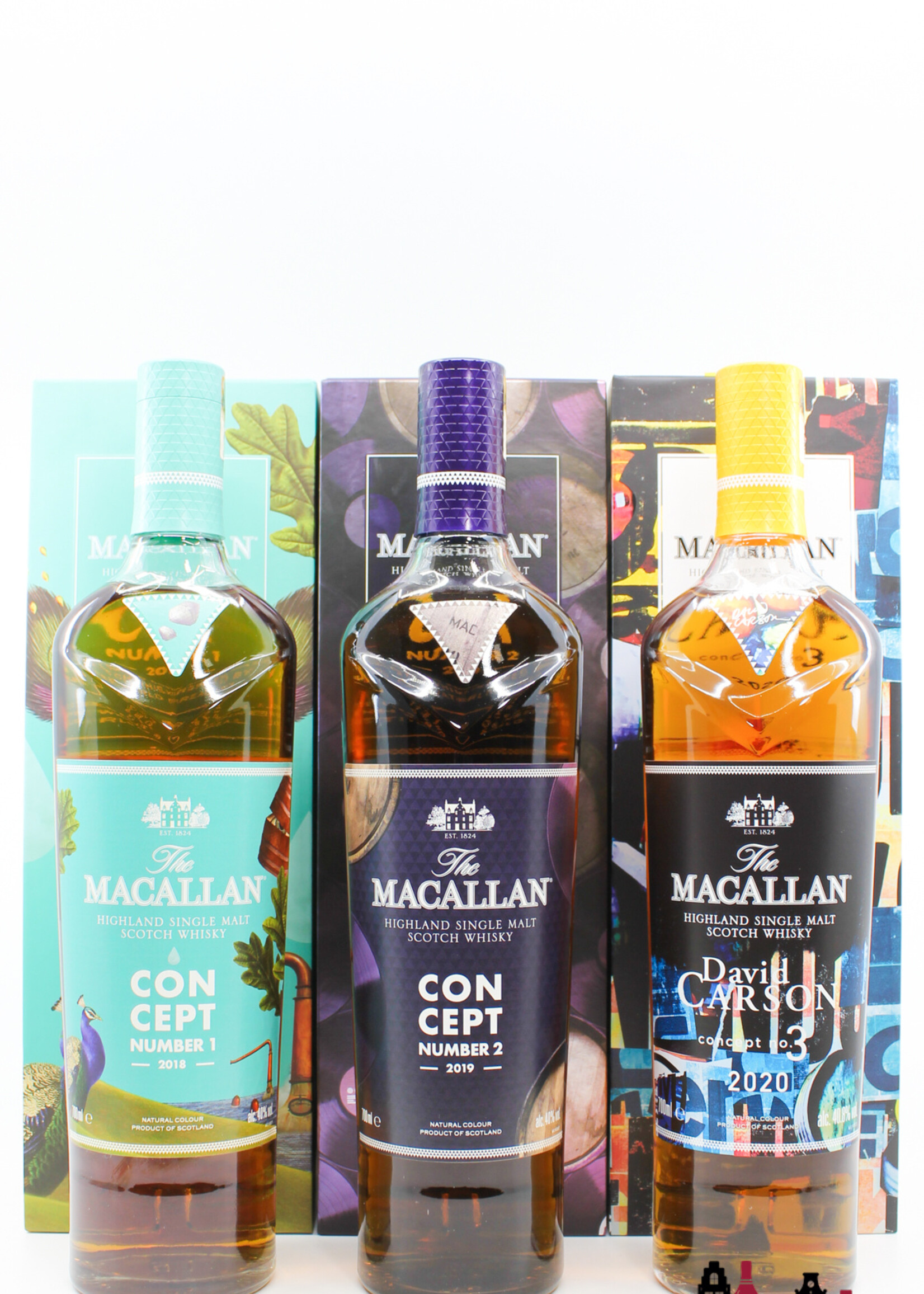 The Macallan Macallan Concept Edition Number 1, 2 & 3 (full set)