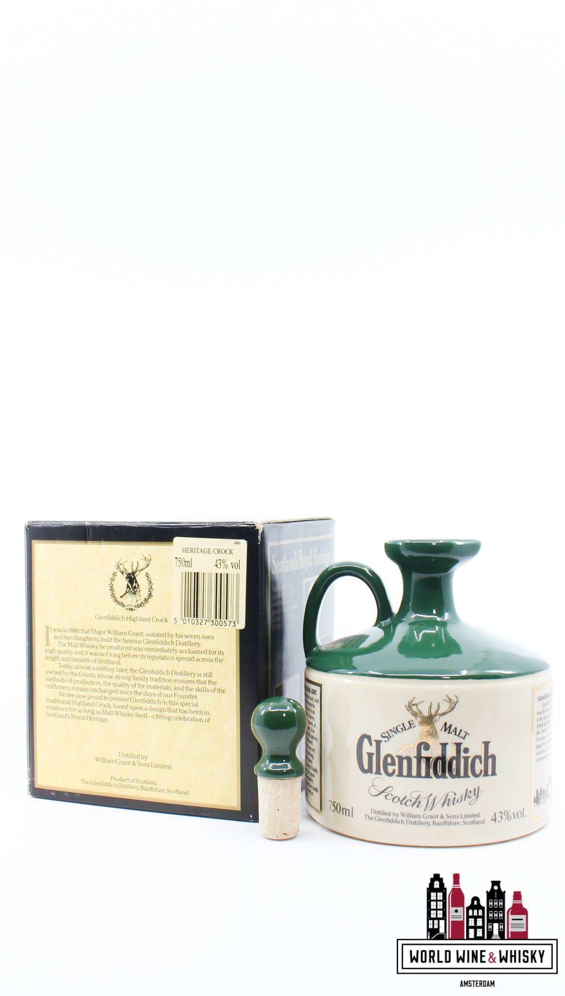 Glenfiddich - Mary Queen of Scotch - Heritage Crock Decanter 43