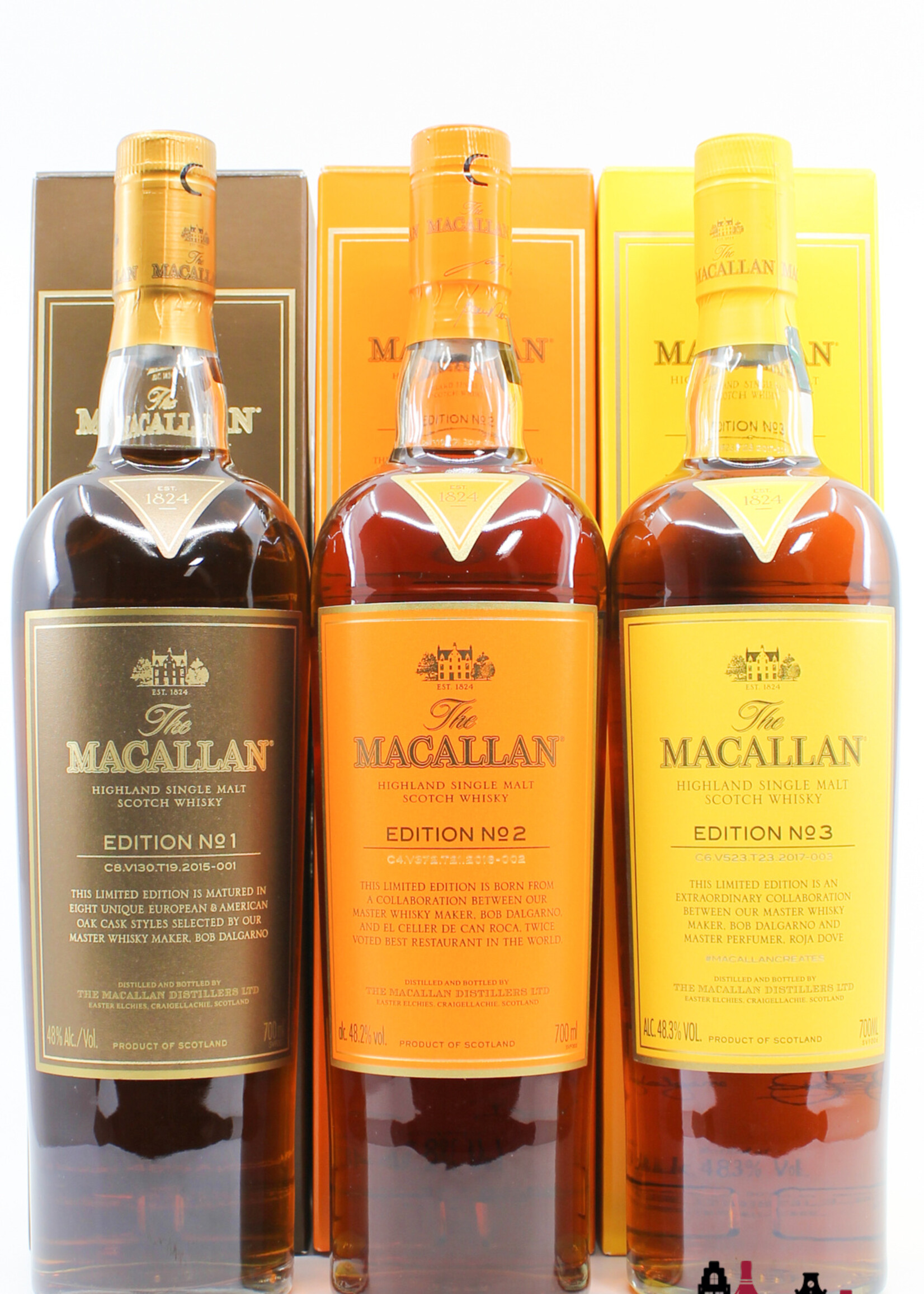 The Macallan Macallan Edition Series Set: No. 1, 2, 3, 4, 5, 6 (full set)