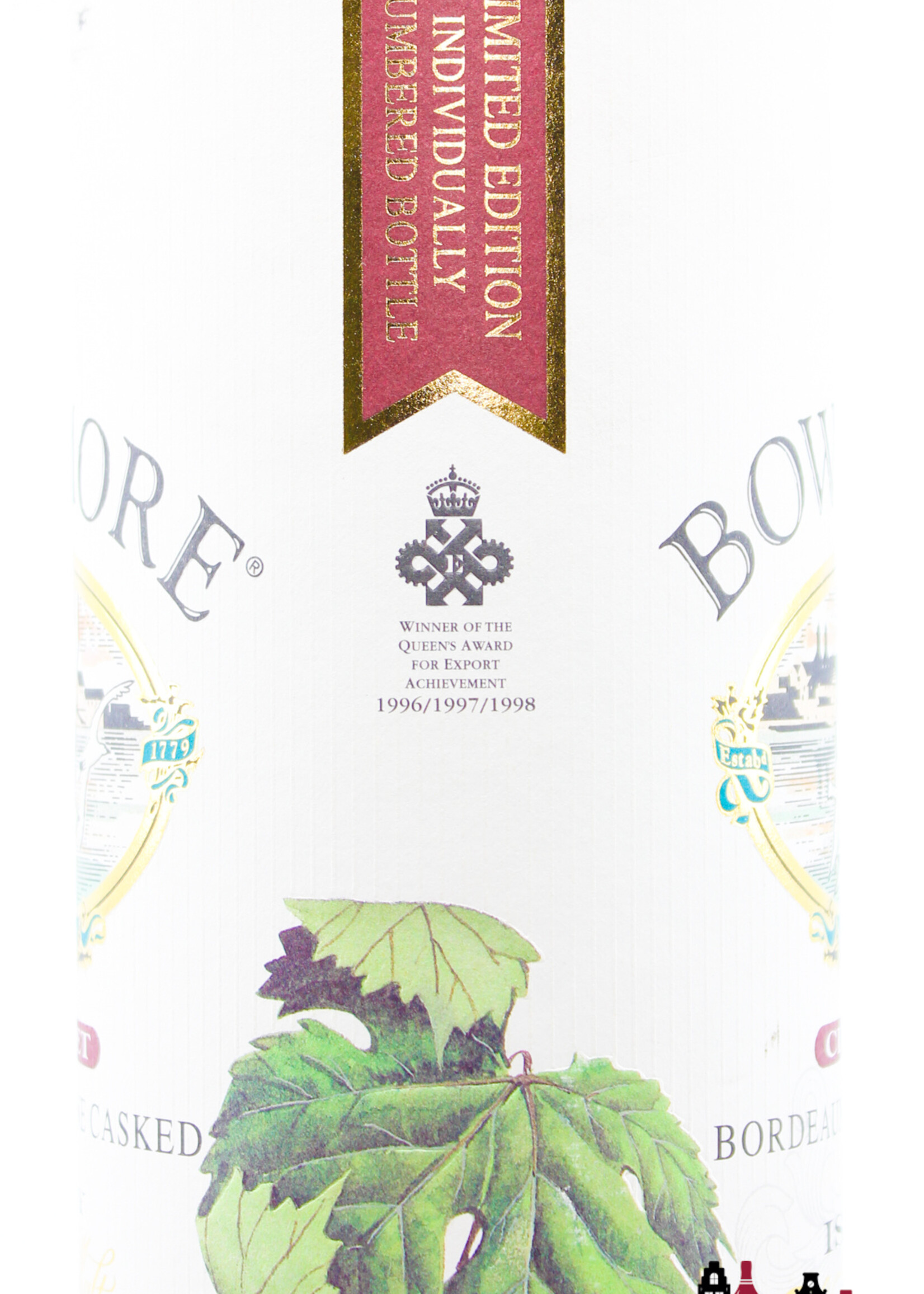 Bowmore Bowmore 1999 Claret - Bordeaux Wine Casked 56% (1 of 12000)