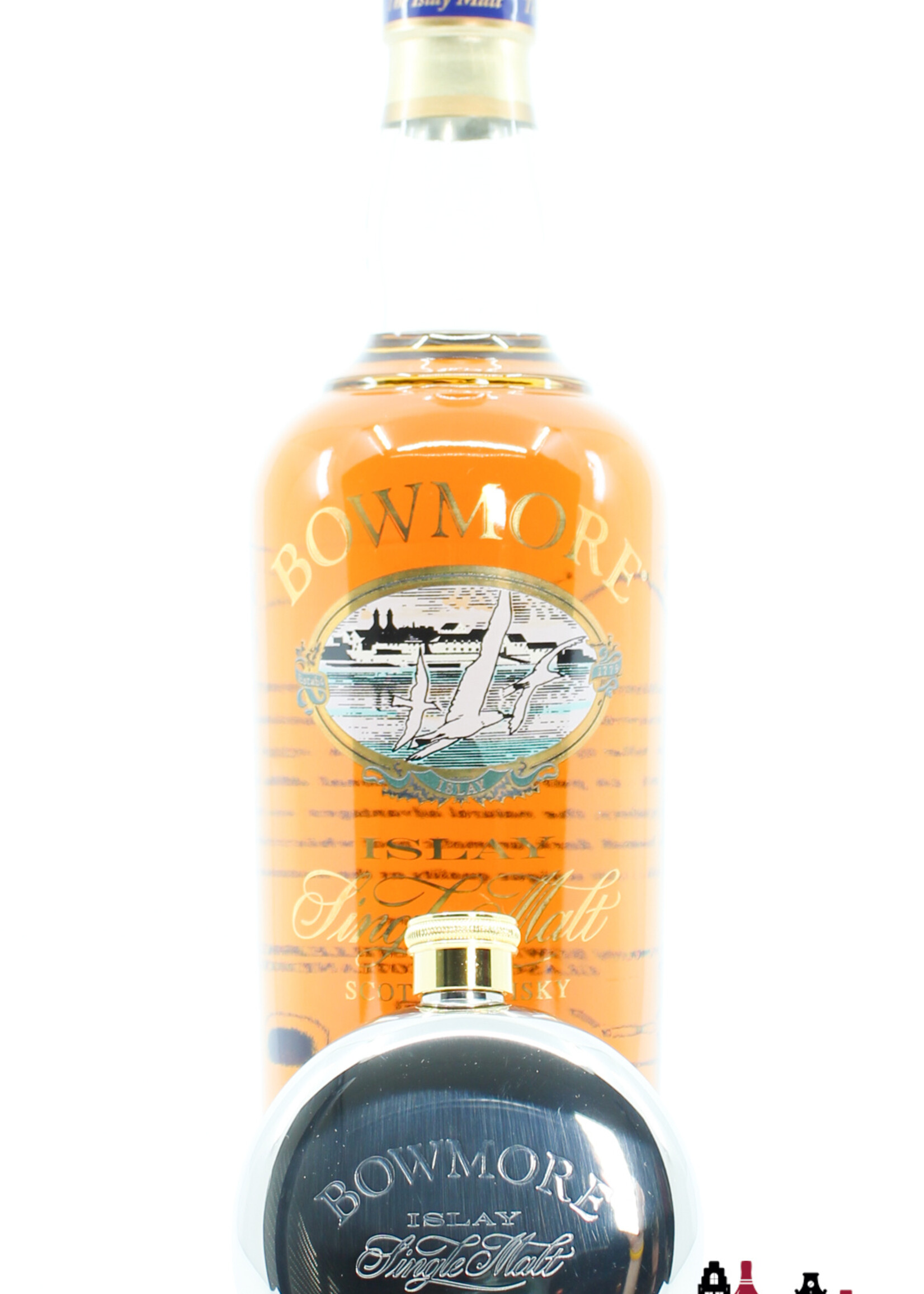 Bowmore Bowmore 17 Years Old - Whisky Hip Flask Gift Set - Glass Printed Label 43%