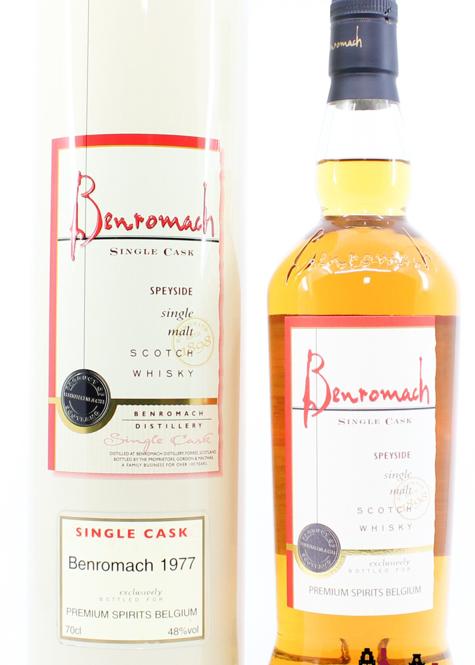 Benromach Benromach 1977 2011 - Single Cask - Cask 1470 - Premium Spirits Belgium Exclusive 48%