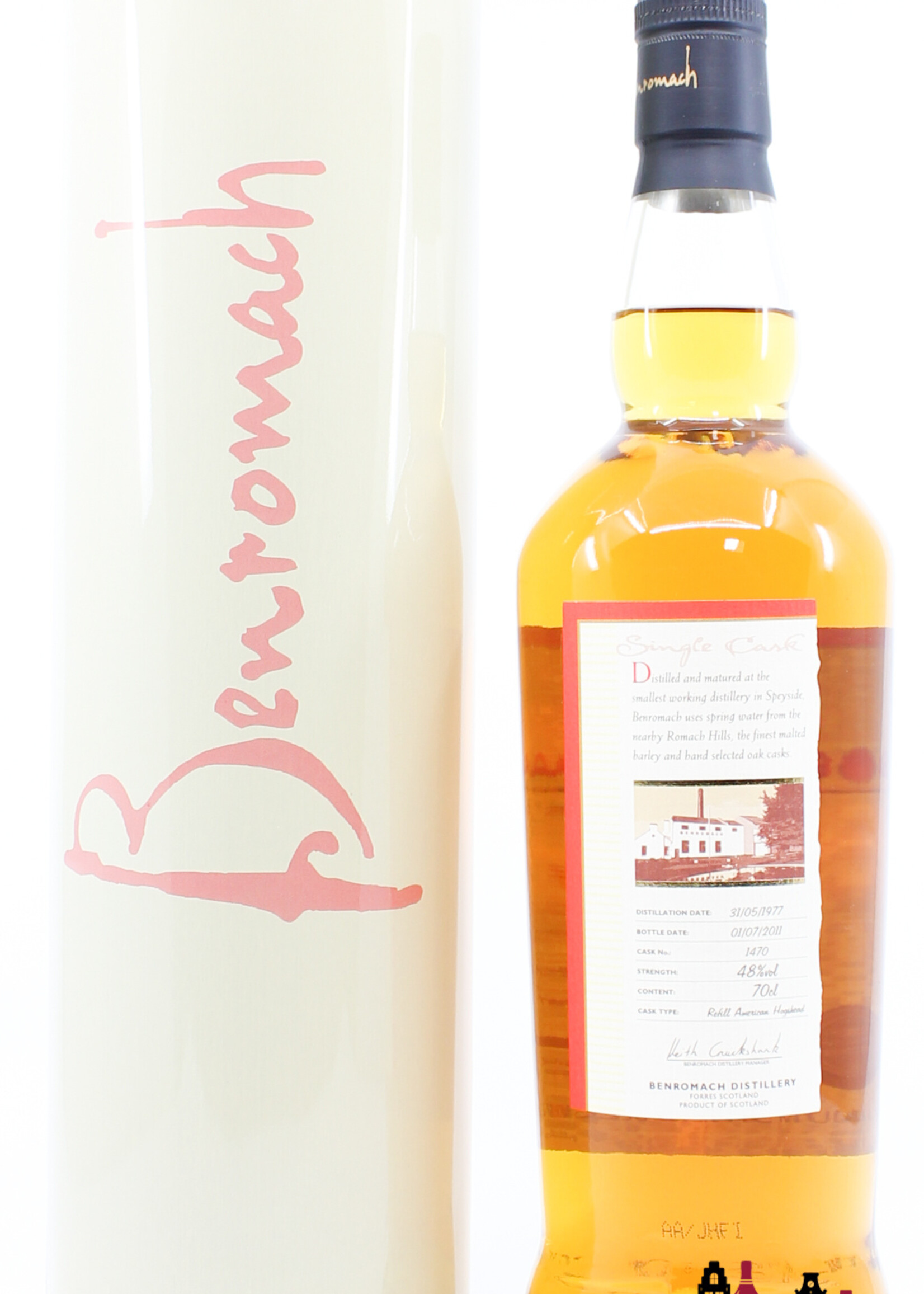 Benromach Benromach 1977 2011 - Single Cask - Cask 1470 - Premium Spirits Belgium Exclusive 48%
