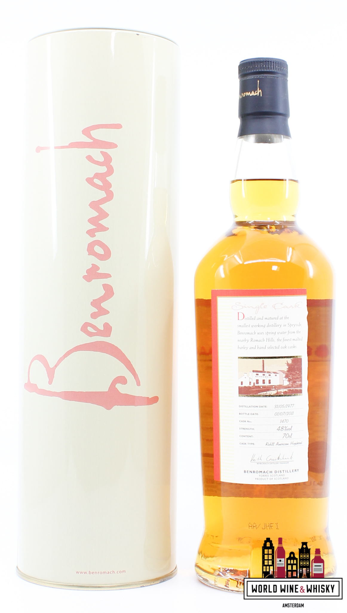 Benromach Benromach 1977 2011 - Single Cask - Cask 1470 - Premium Spirits Belgium Exclusive 48%