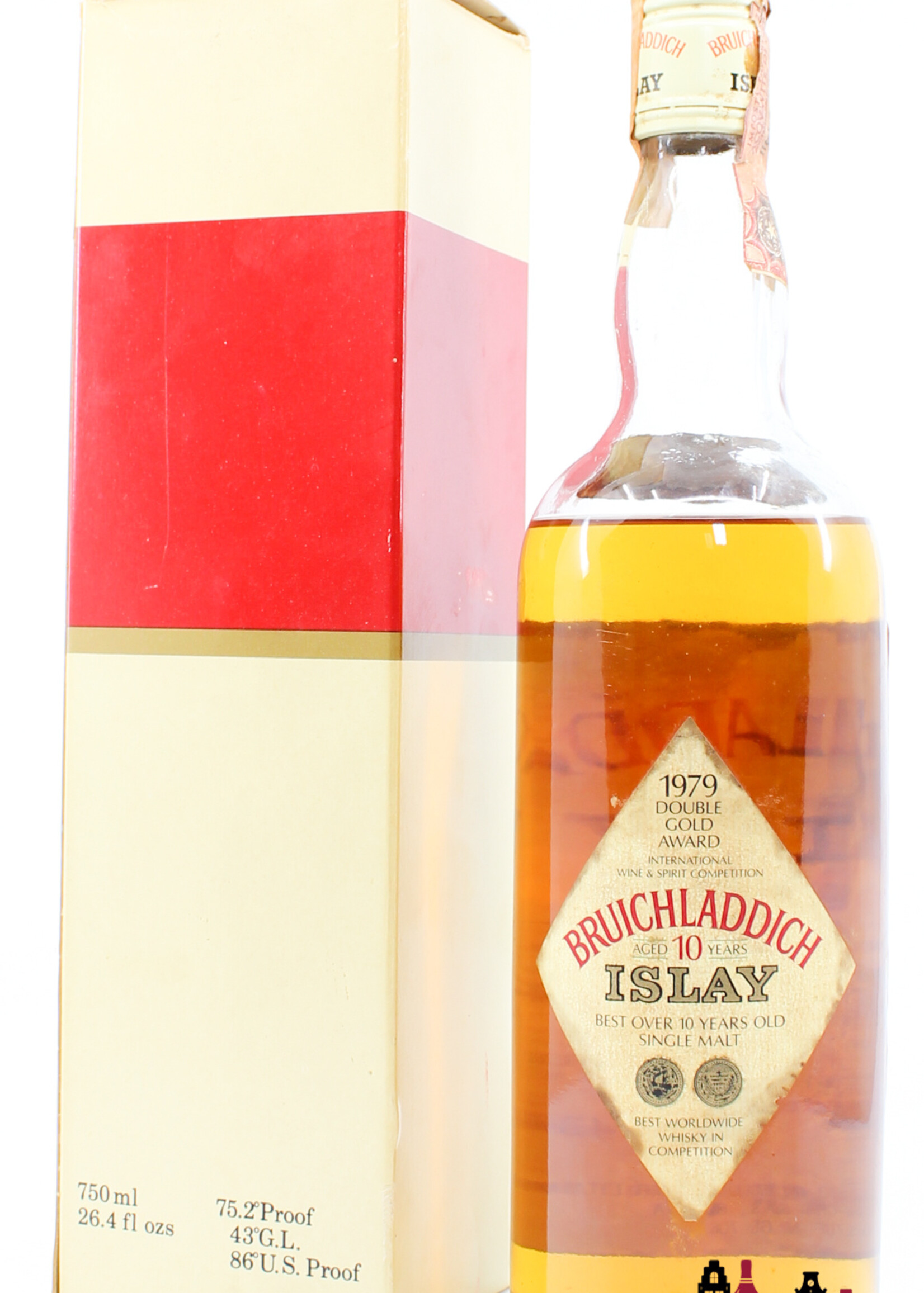 Bruichladdich Bruichladdich 10 Years Old - "Islay" -  Moon Import S.A.S Genova 43% 75cl