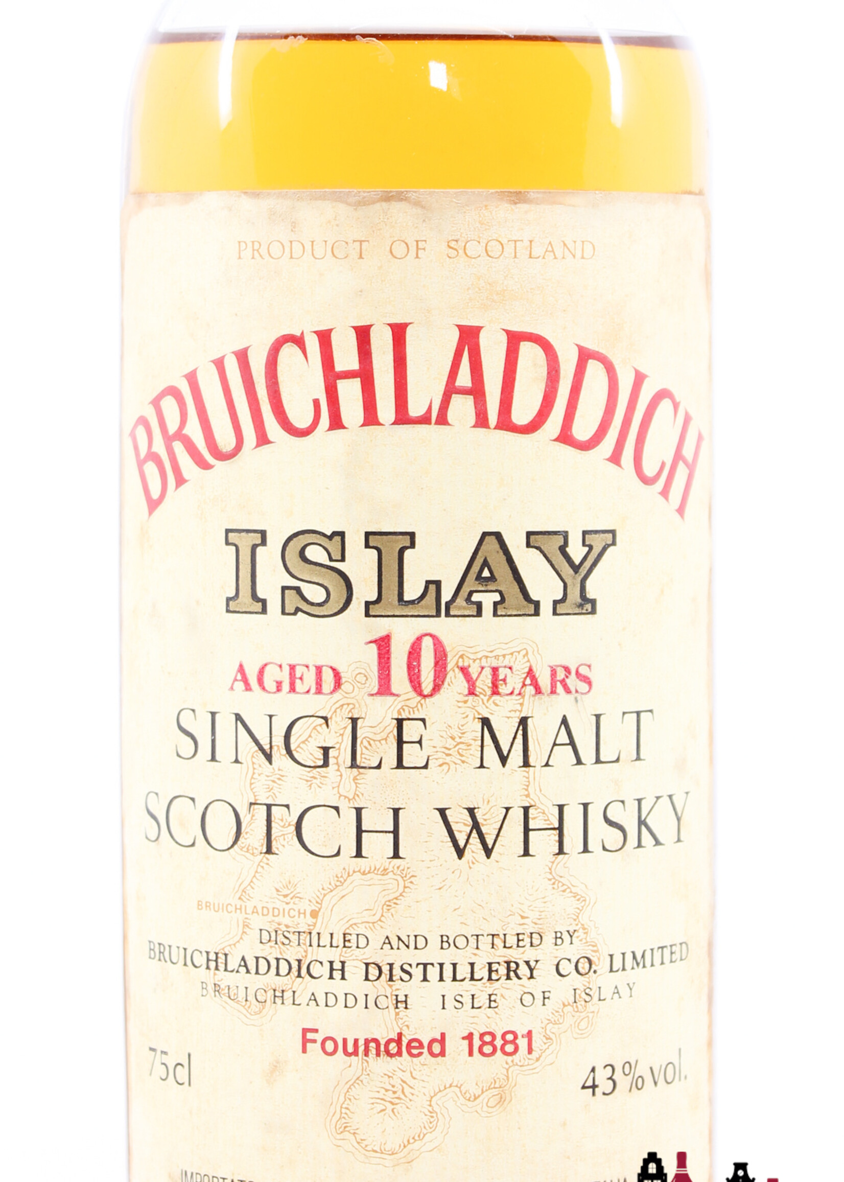 Bruichladdich Bruichladdich 10 Years Old - "Islay" -  Moon Import S.A.S Genova 43% 75cl