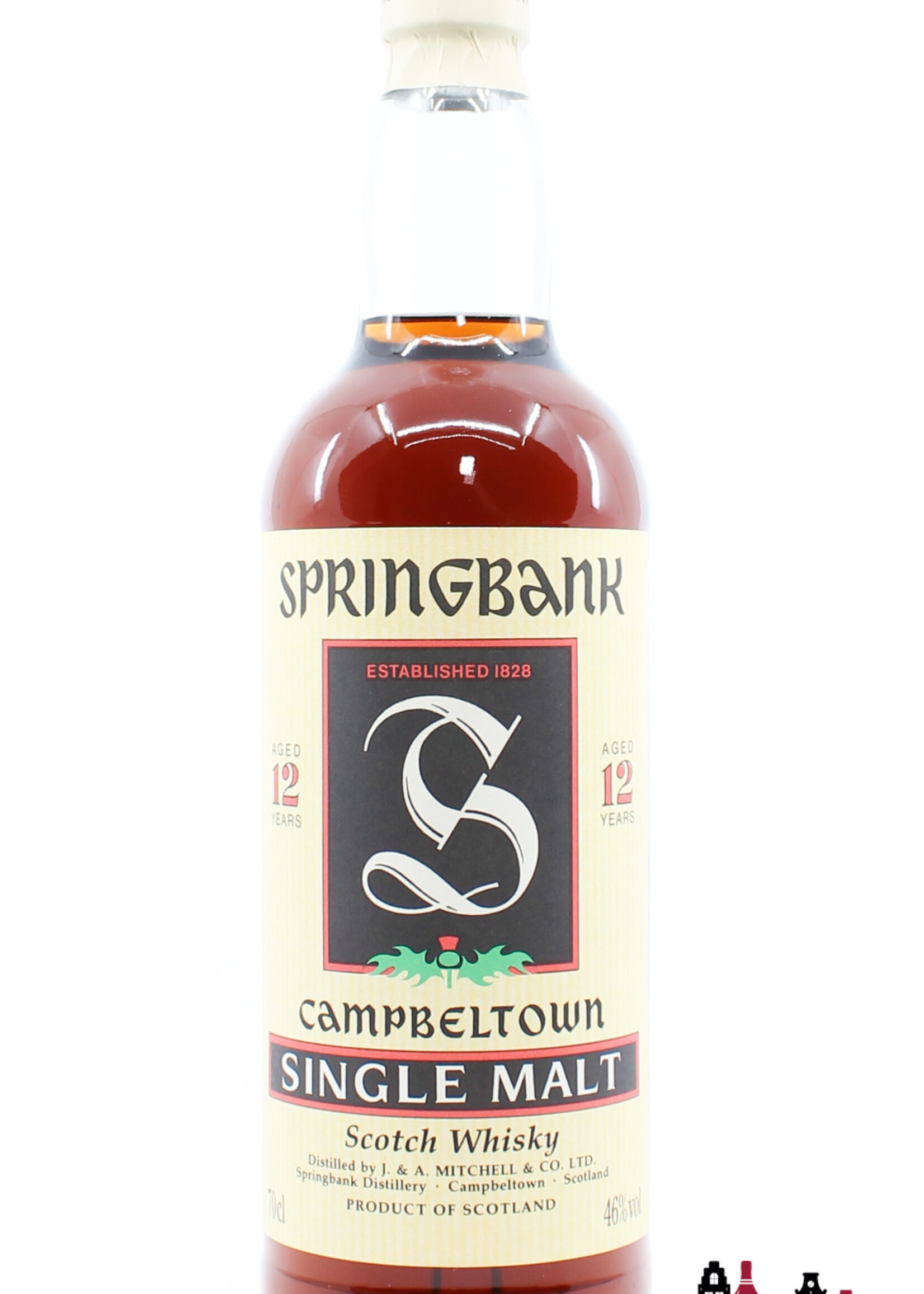 Springbank Springbank 12 Years Old "Single Malt" Green Thistle 46% (Cream Capsule)