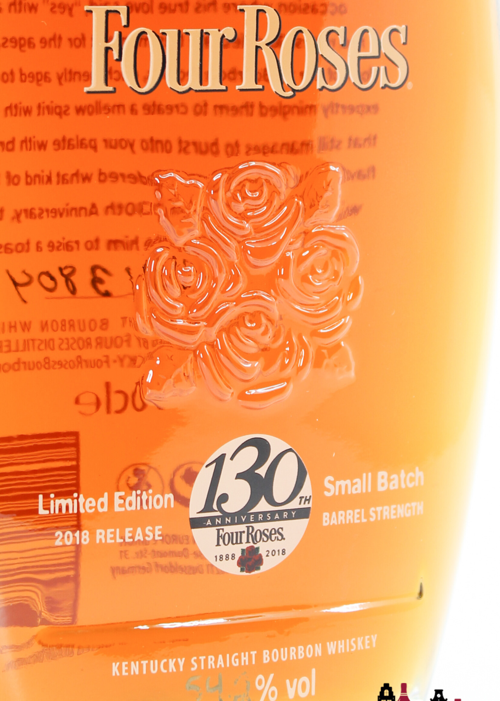 Four Roses Four Roses 2018 - 130th Anniversary (1888-2018) - Small Batch - Barrel Strength Whiskey 54.2% (1 of 3804)