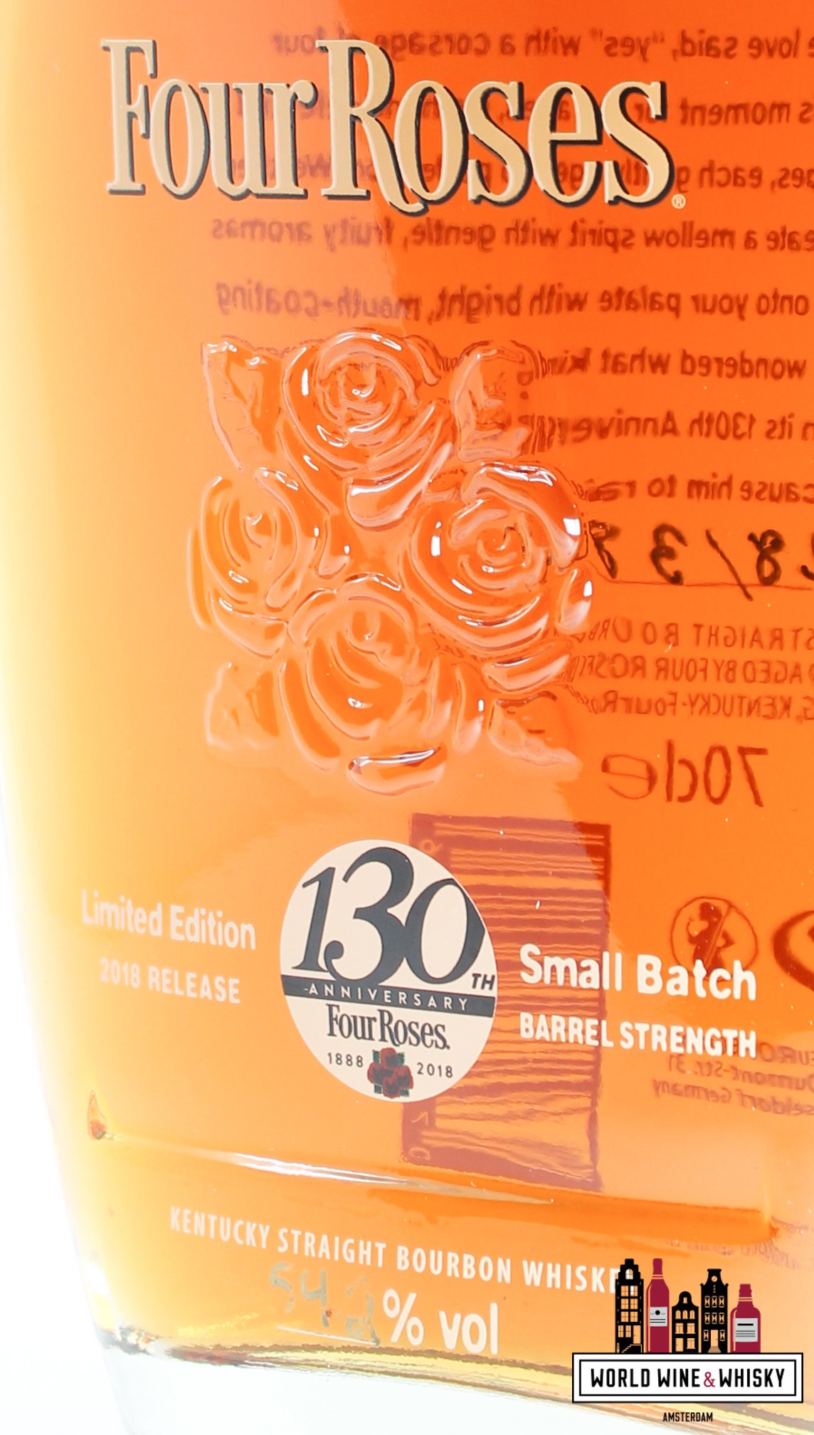 Four Roses Four Roses 2018 - 130th Anniversary (1888-2018) - Small Batch - Barrel Strength Whiskey 54.2% (1 of 3804)