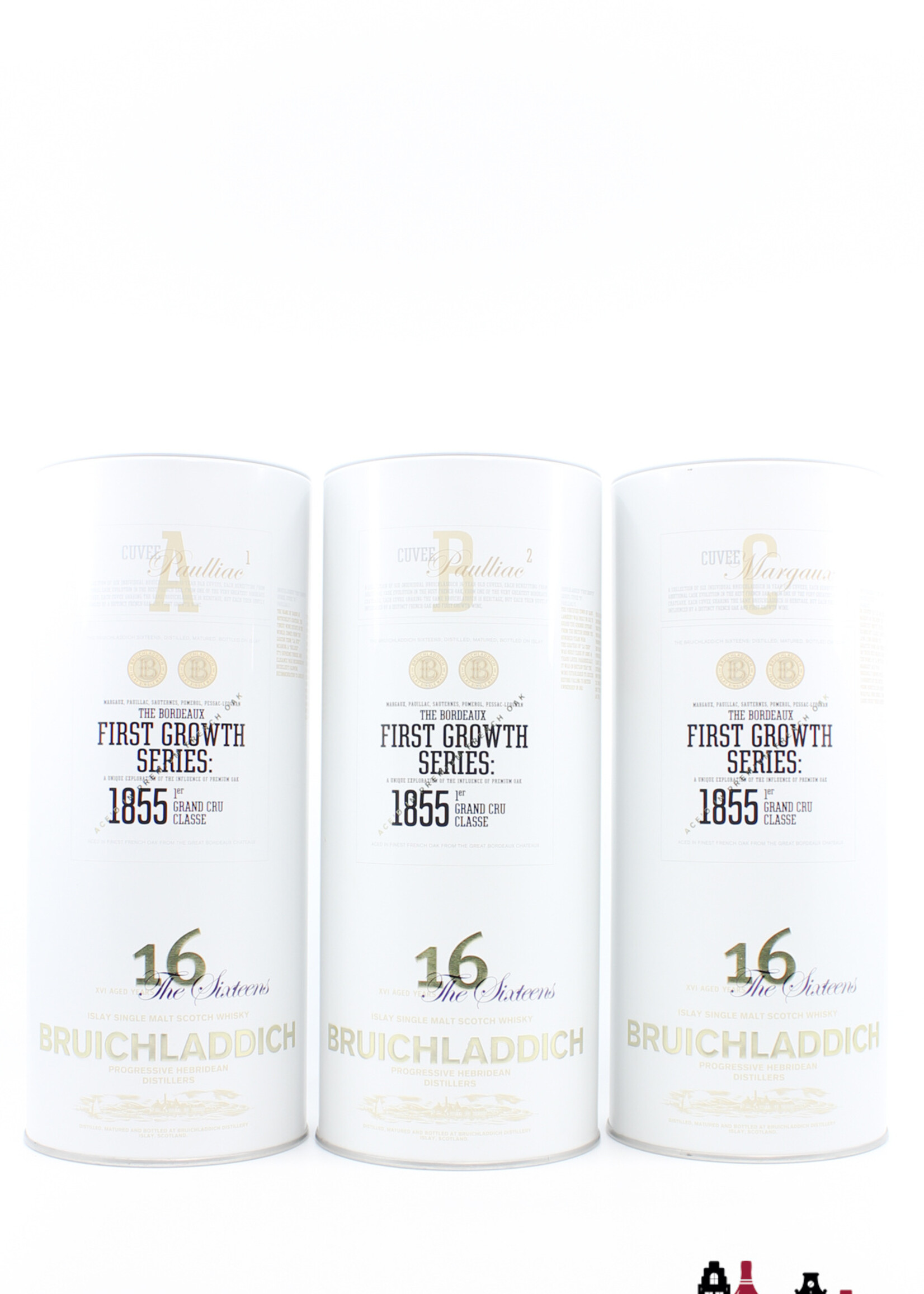 Bruichladdich Bruichladdich 16 Years Old 2008 - Cuvee A, B, C, D, E & F Series - First Growth Series The Sixteens (full set)