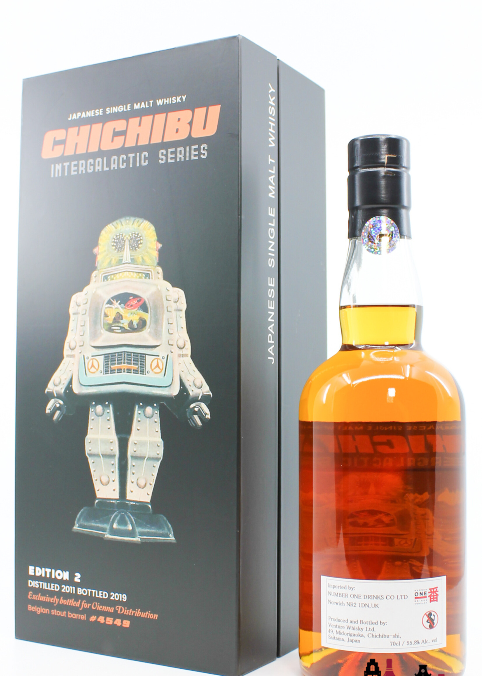 Chichibu Chichibu 8 Years Old 2011 2019 - Intergalactic Series Edition 2 - Cask 4549 55.8% (1 of 238)