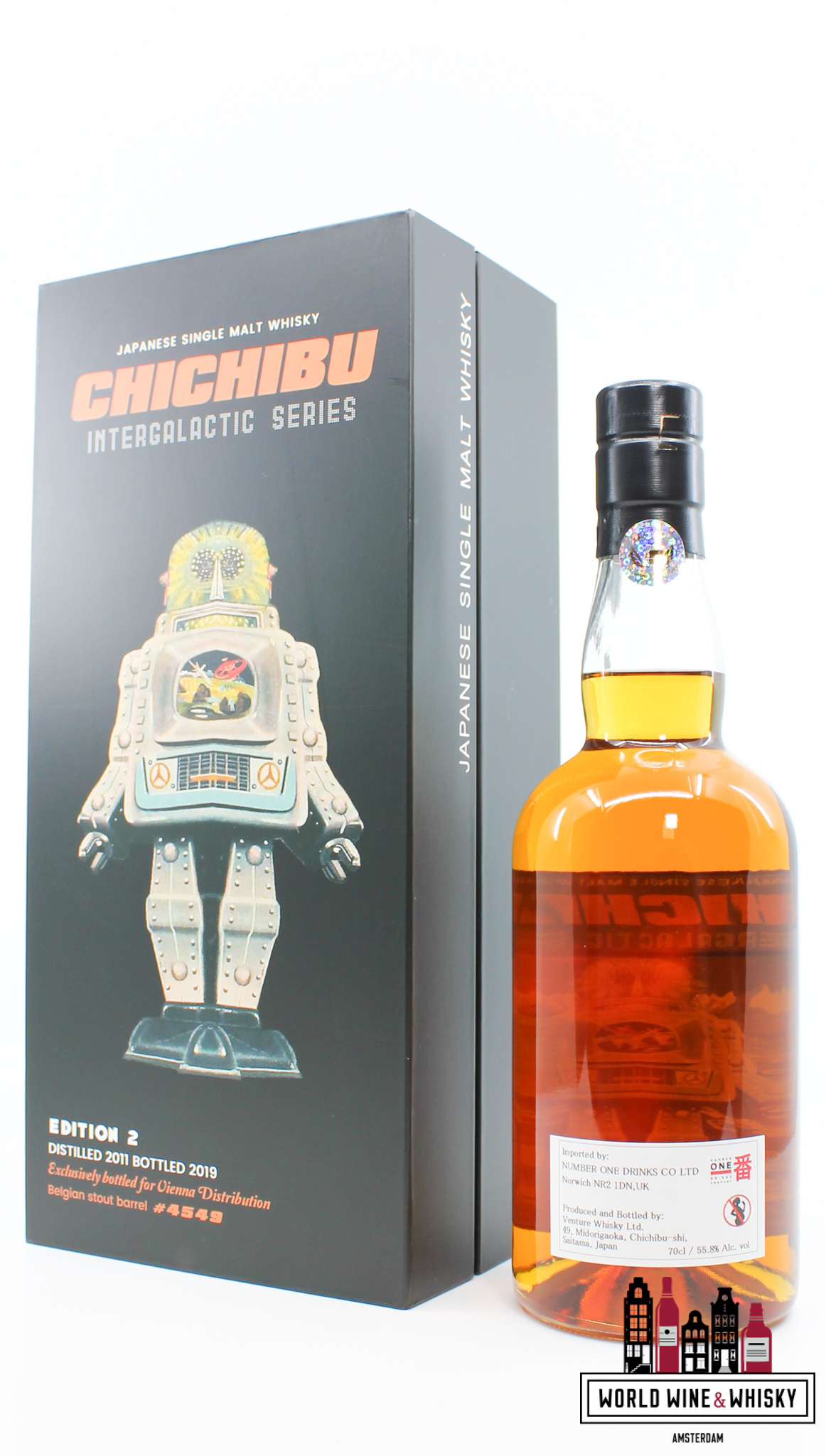 Chichibu Chichibu 8 Years Old 2011 2019 - Intergalactic Series Edition 2 - Cask 4549 55.8% (1 of 238)