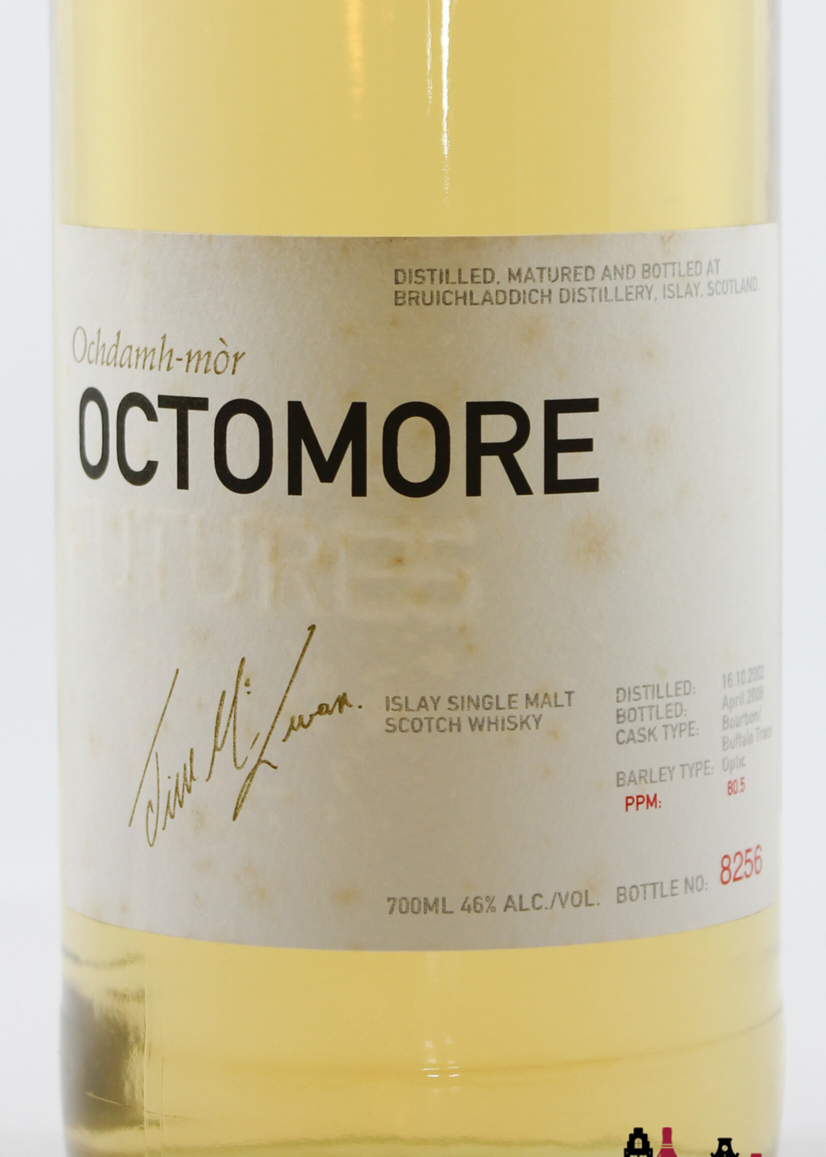Bruichladdich Bruichladdich 2002 2008 - Octomore - Ochdamh-mor - PPM 80.5 46% (1 of 9600)