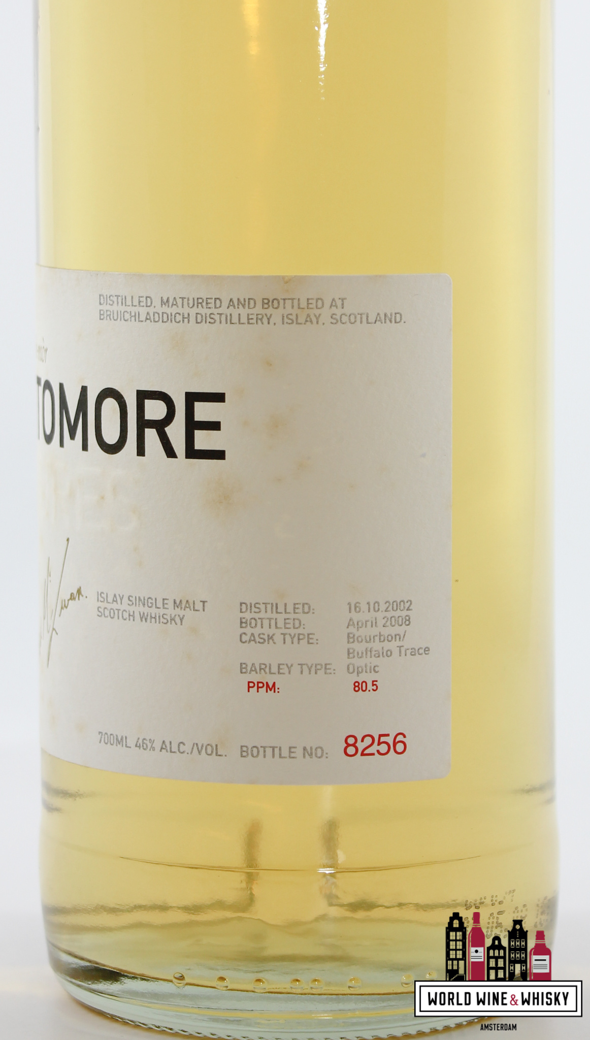 Bruichladdich Bruichladdich 2002 2008 - Octomore - Ochdamh-mor - PPM 80.5 46% (1 of 9600)