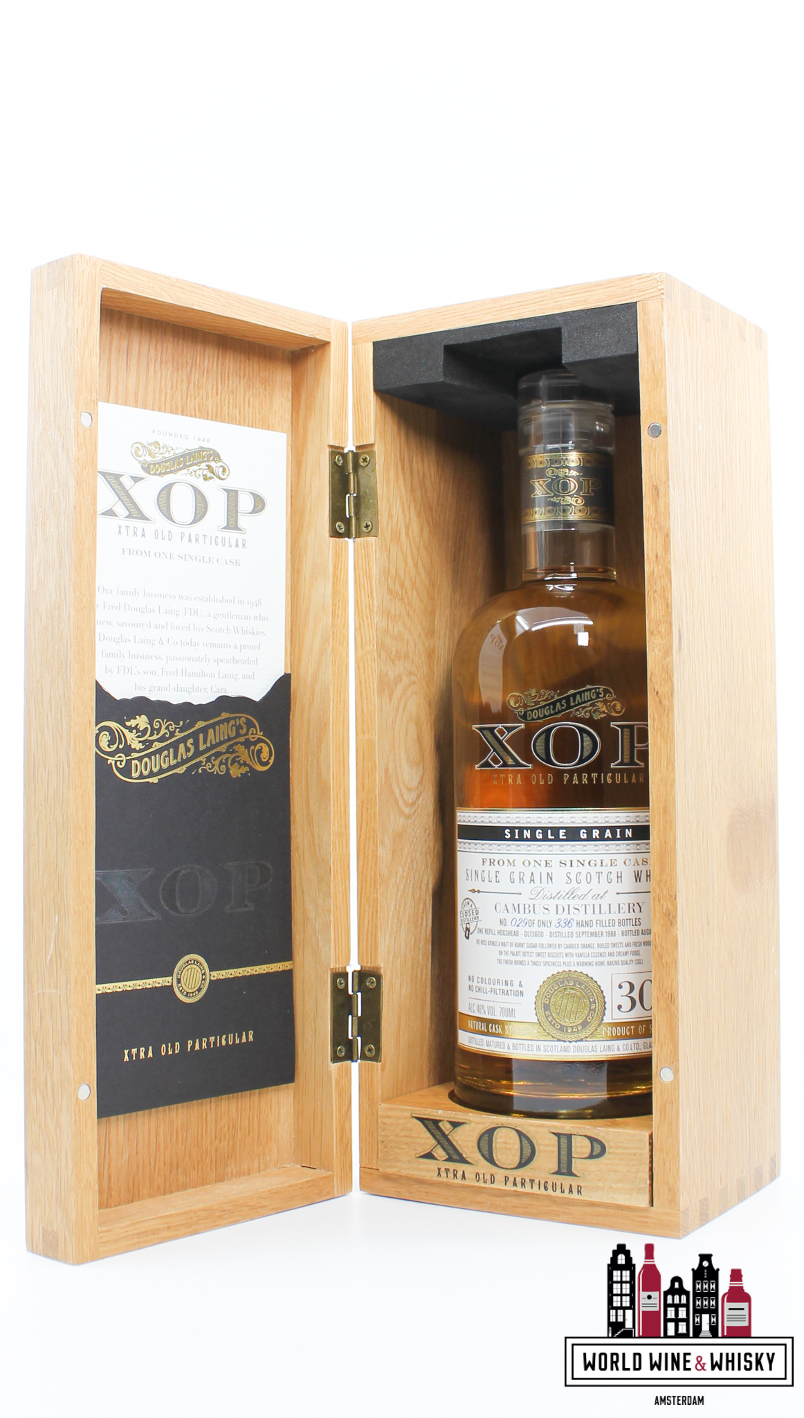 Cambus Cambus 30 Years Old 1988 2019 - XOP Xtra Old Particular - Cask DL13600 - Douglas Laing 46% (1 of 336)