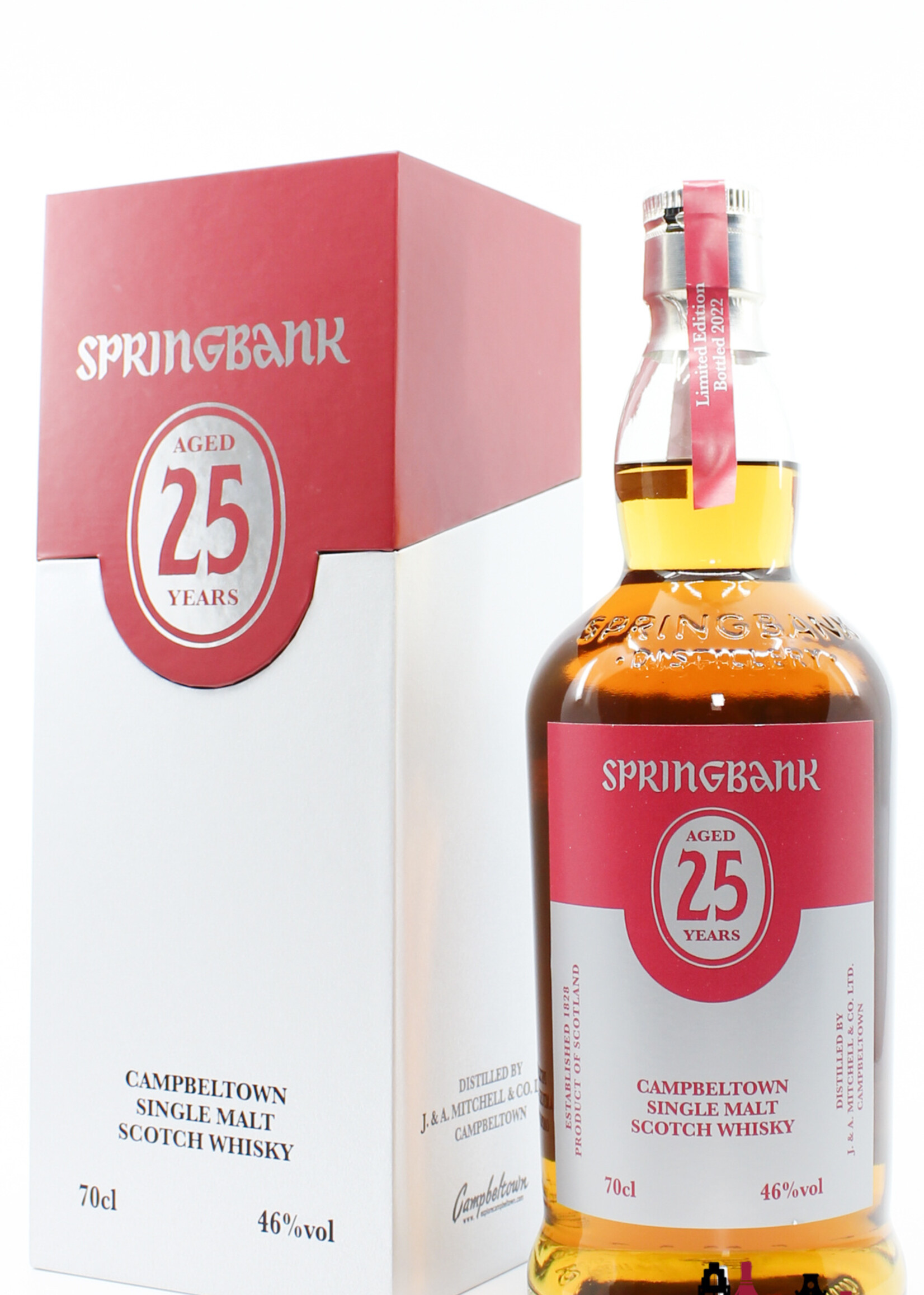 Springbank Springbank 25 Years Old 2022 - Limited Edition - Red/Silver Edition 46% (1 of 1300)