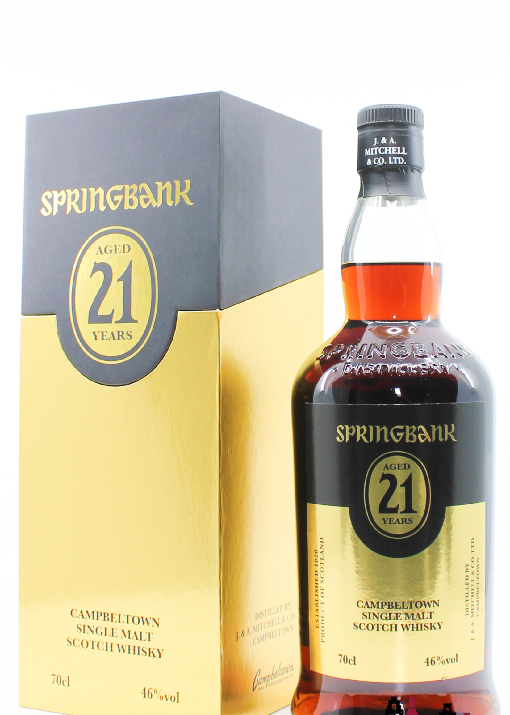 Springbank Springbank 21 Years Old 2020 - Limited Edition - Black/Gold Edition 46% (1 of 3300)