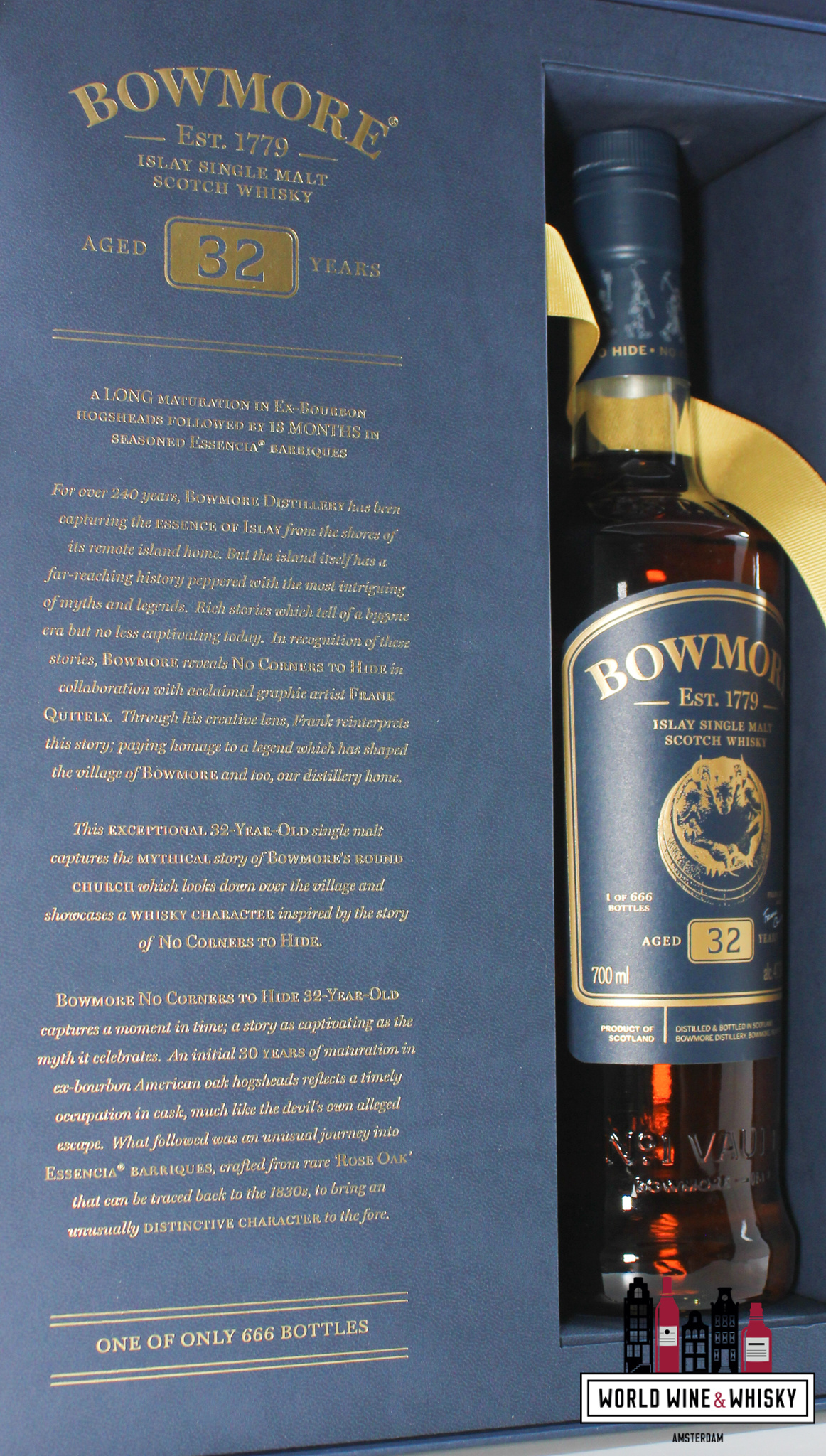 Bowmore Bowmore 32 Years Old 2021 - No Corners To Hide - Travel Retail Exclusive 47.3% (1 of 666)