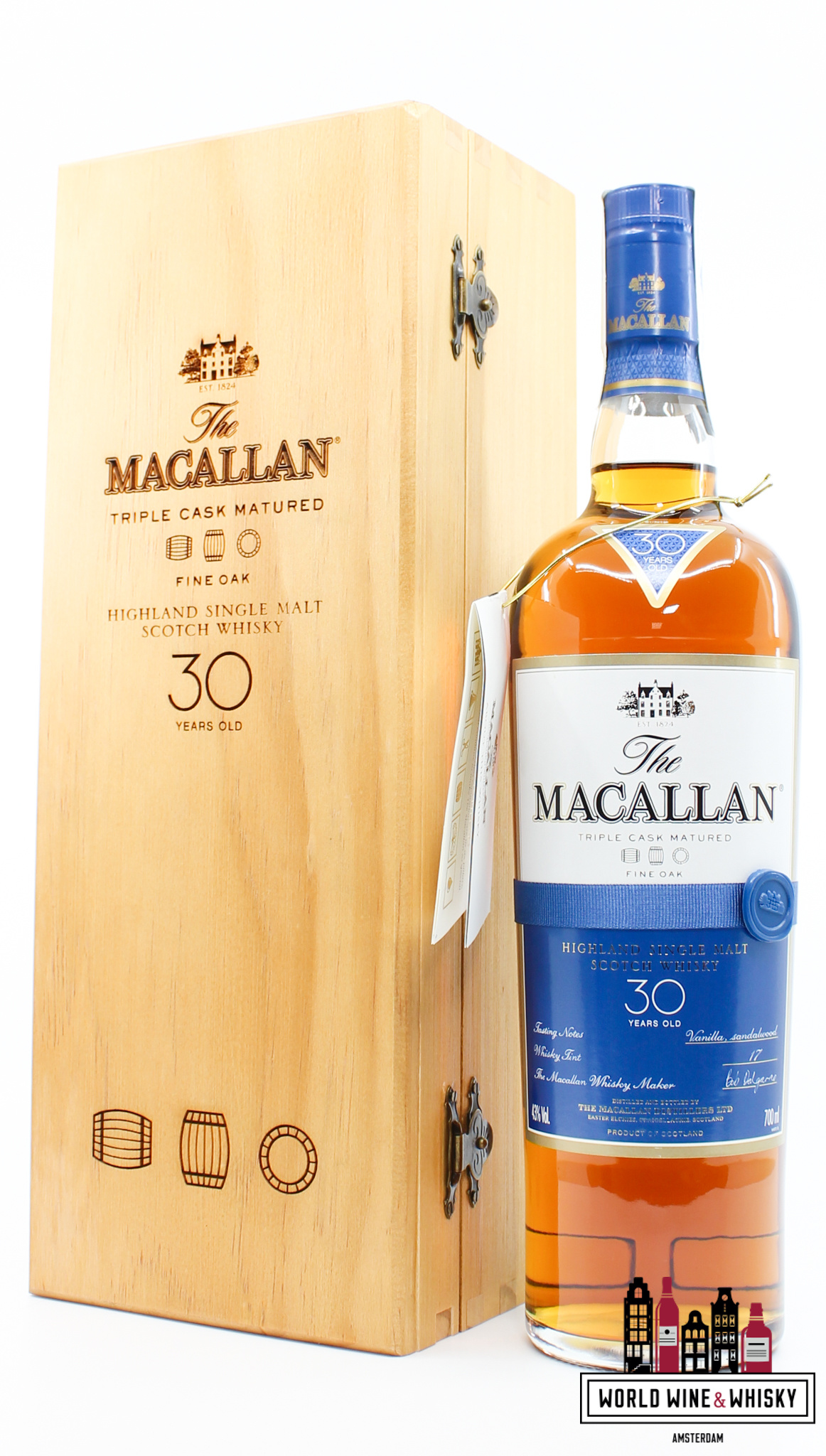 Macallan Macallan 30 Years Old - Fine Oak - Triple Cask Matured 43% (1 of 5000)