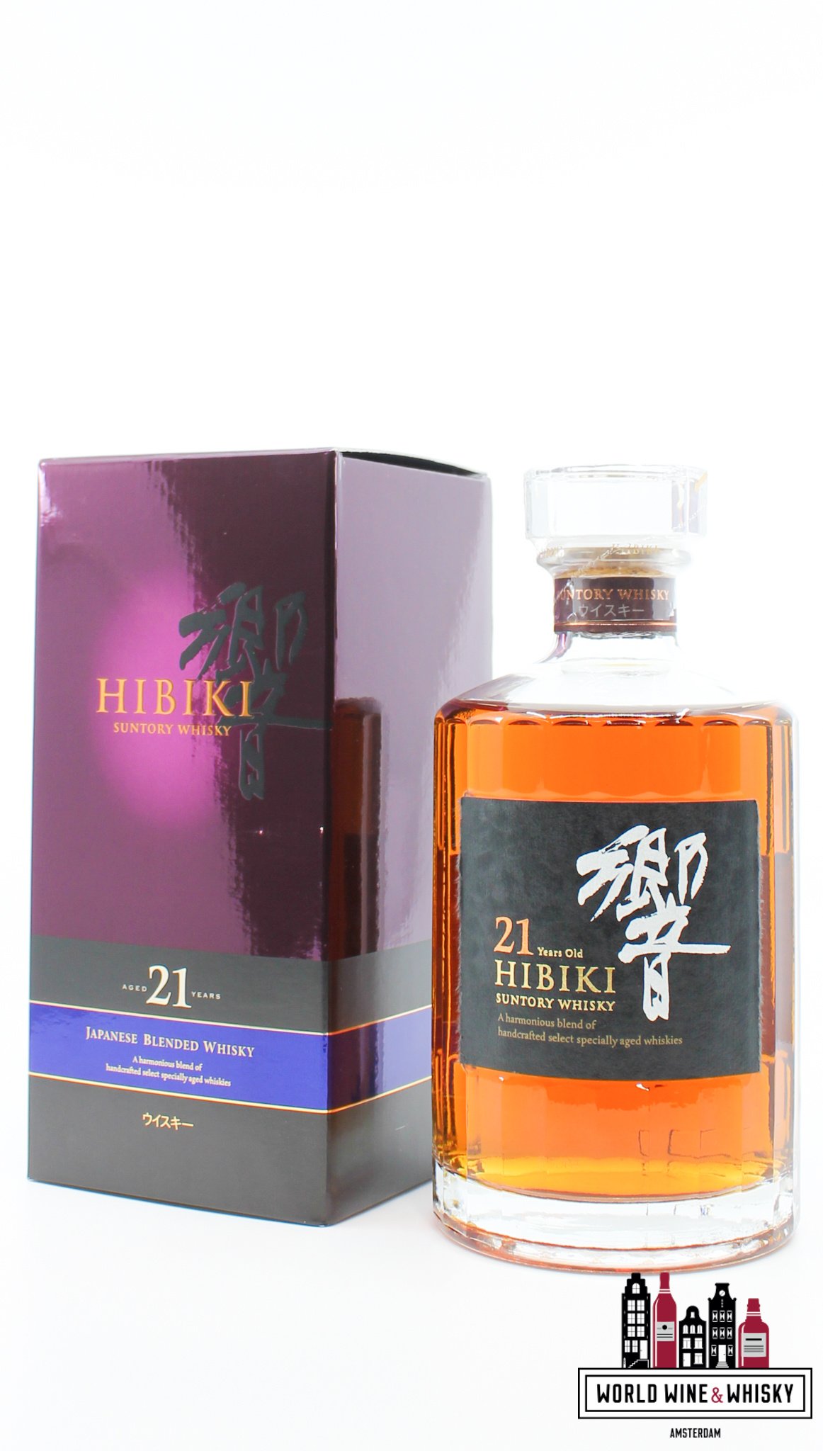 Hibiki Hibiki 21 Years Old - Suntory Whisky 43% (in the purple box)