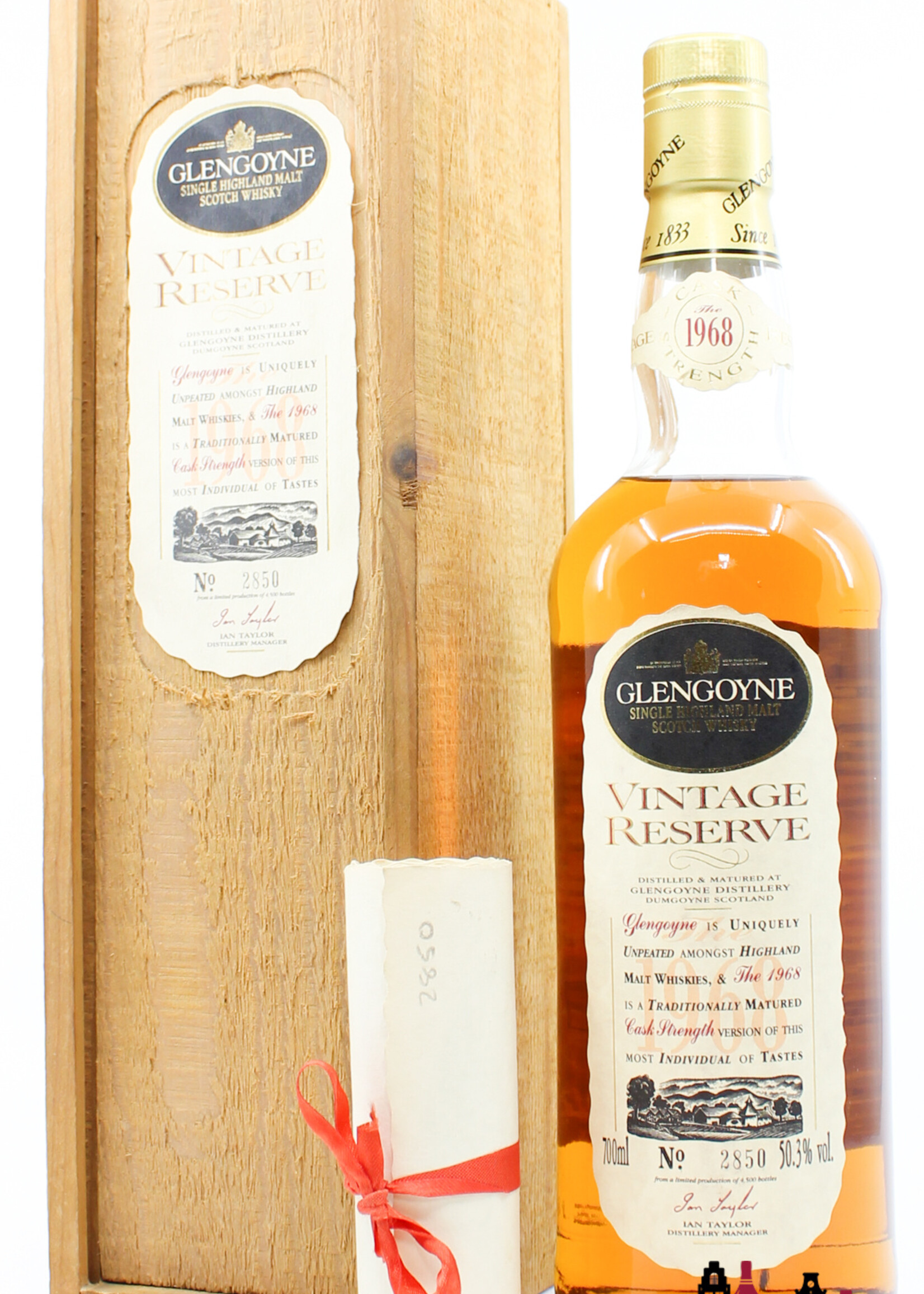 Glengoyne Glengoyne 25 Years Old 1968 - Vintage Reserve - Cask Strength 50.3% (1 of 4500)