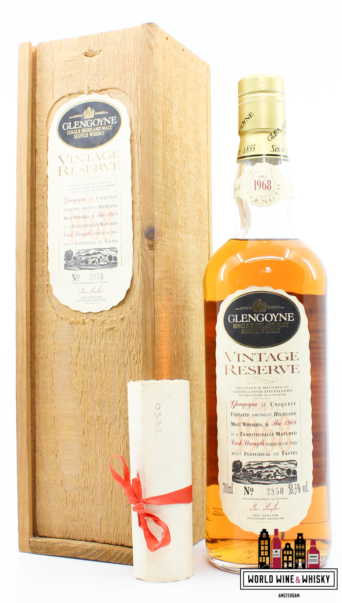 Glengoyne Glengoyne 25 Years Old 1968 - Vintage Reserve - Cask Strength 50.3% (1 of 4500)