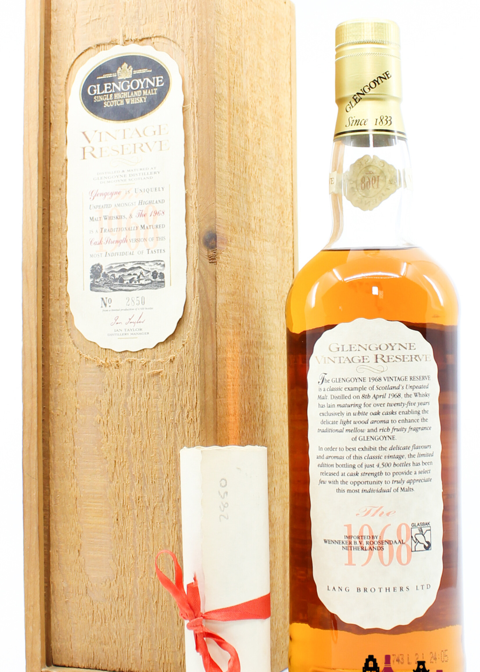 Glengoyne Glengoyne 25 Years Old 1968 - Vintage Reserve - Cask Strength 50.3% (1 of 4500)