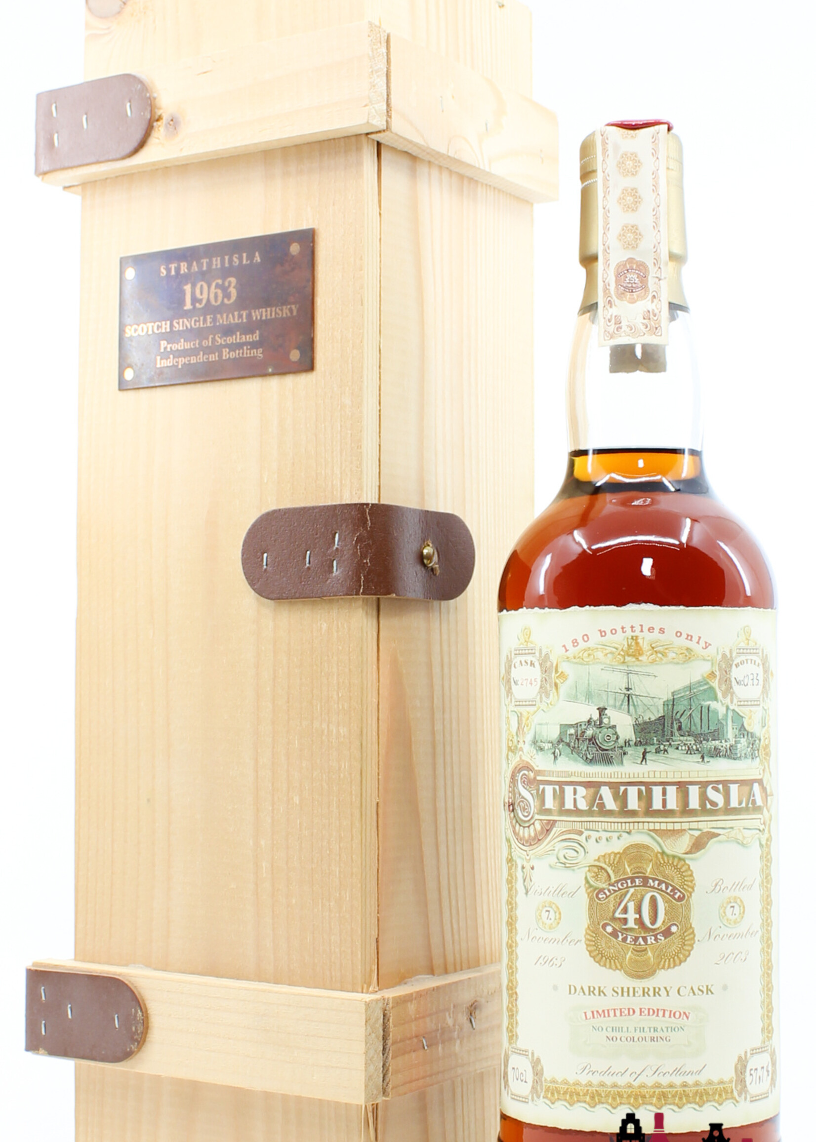 Strathisla Strathisla 40 Years Old 1963 2003 - Old Train Line - Jack Wiebers Whisky World - Cask 2745 57.7% (1 of 180)