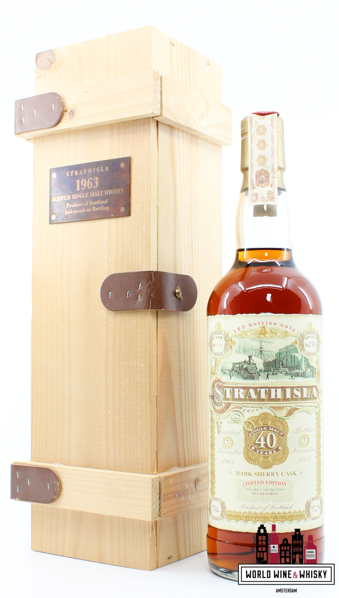 Strathisla Strathisla 40 Years Old 1963 2003 - Old Train Line - Jack Wiebers Whisky World - Cask 2745 57.7% (1 of 180)