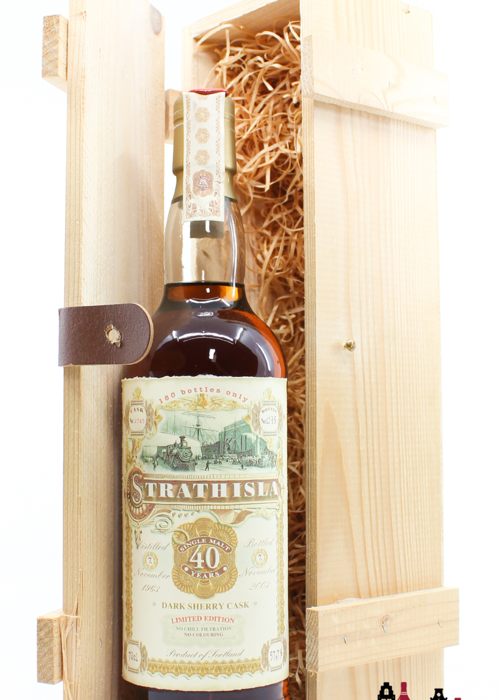 Strathisla Strathisla 40 Years Old 1963 2003 - Old Train Line - Jack Wiebers Whisky World - Cask 2745 57.7% (1 of 180)