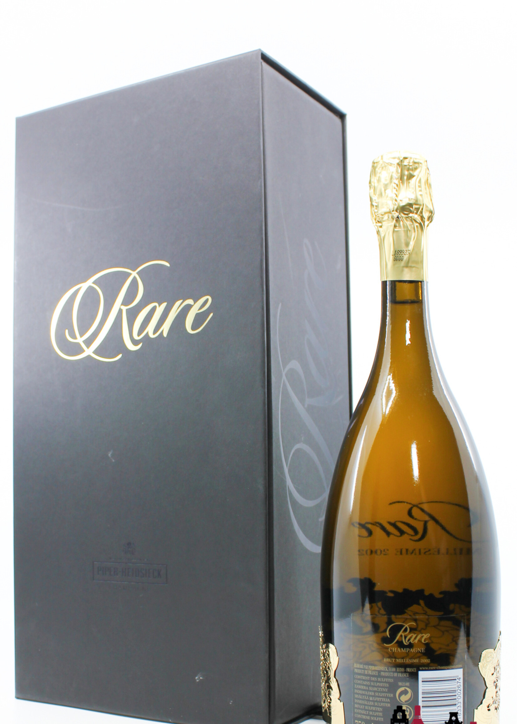 Piper-Heidsieck Piper-Heidsieck Millesime 2002 Rare - Champagne Brut - Gold Edition (in luxury case)