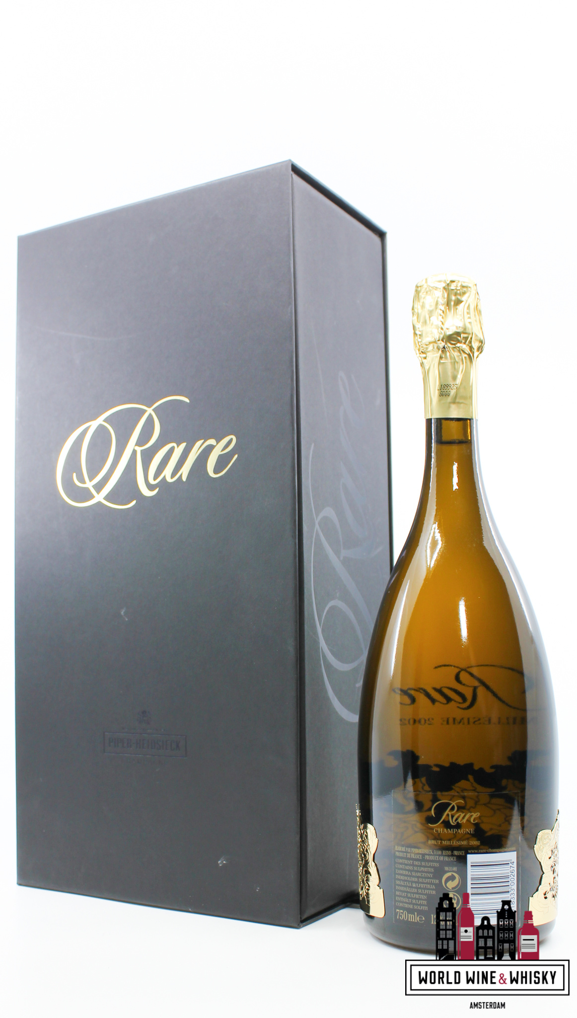 Piper-Heidsieck Piper-Heidsieck Millesime 2002 Rare - Champagne Brut - Gold Edition (in luxury case)