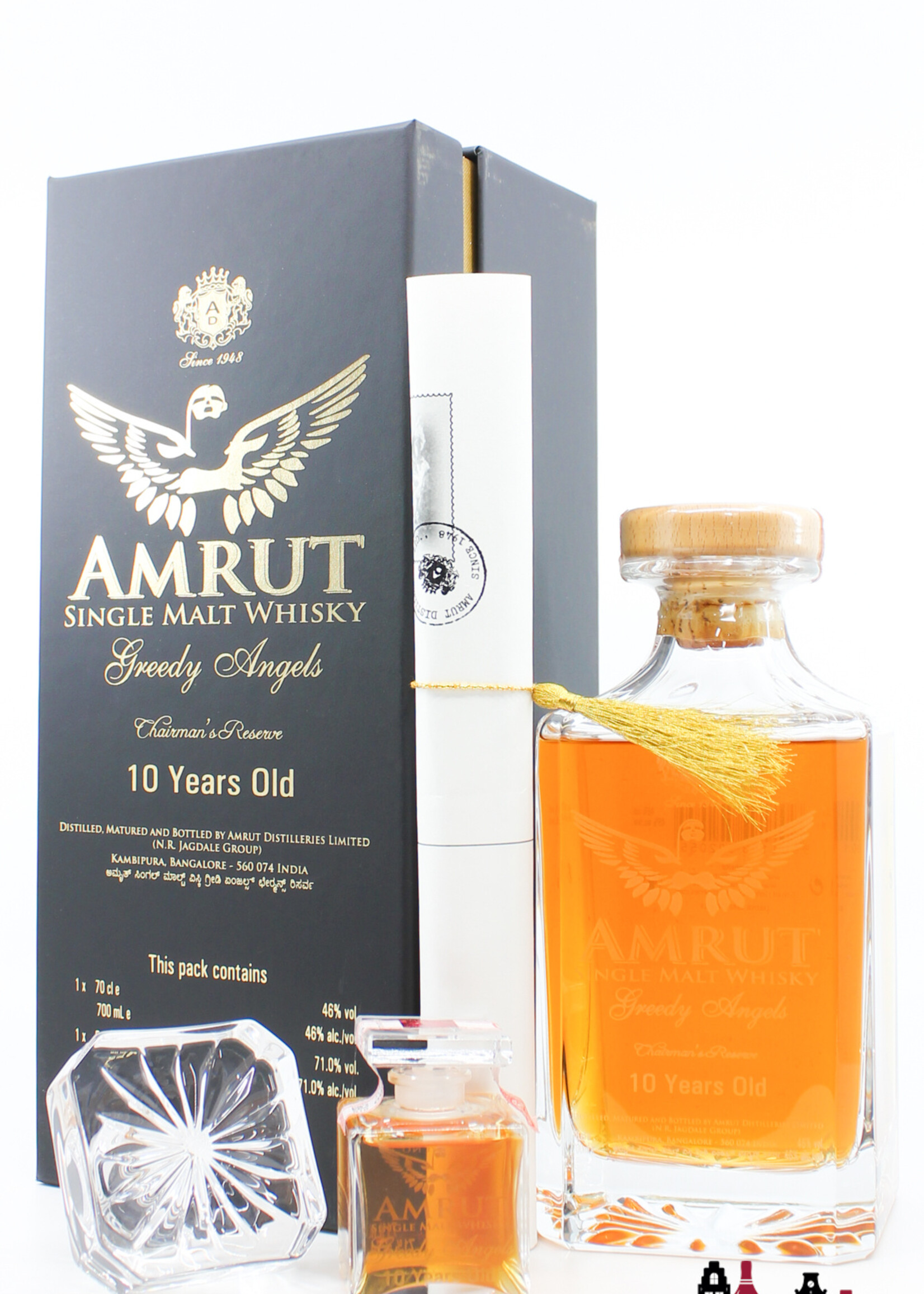 Amrut Amrut 10 Years Old 2014 - Greedy Angels - Chairman's Reserve - Batch No. 01 46% (1 of 284)