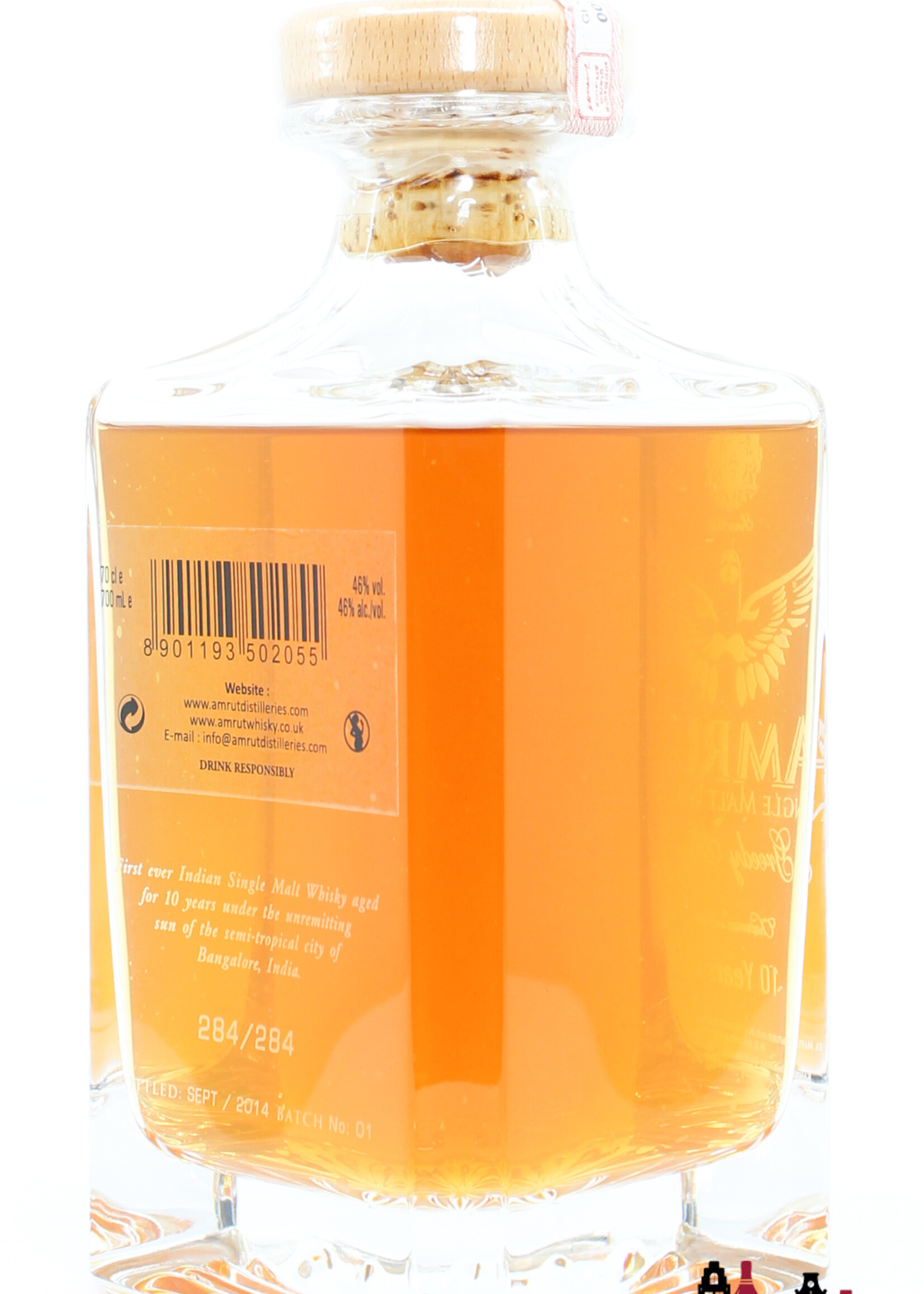 Amrut Amrut 10 Years Old 2014 - Greedy Angels - Chairman's Reserve - Batch No. 01 46% (1 of 284)