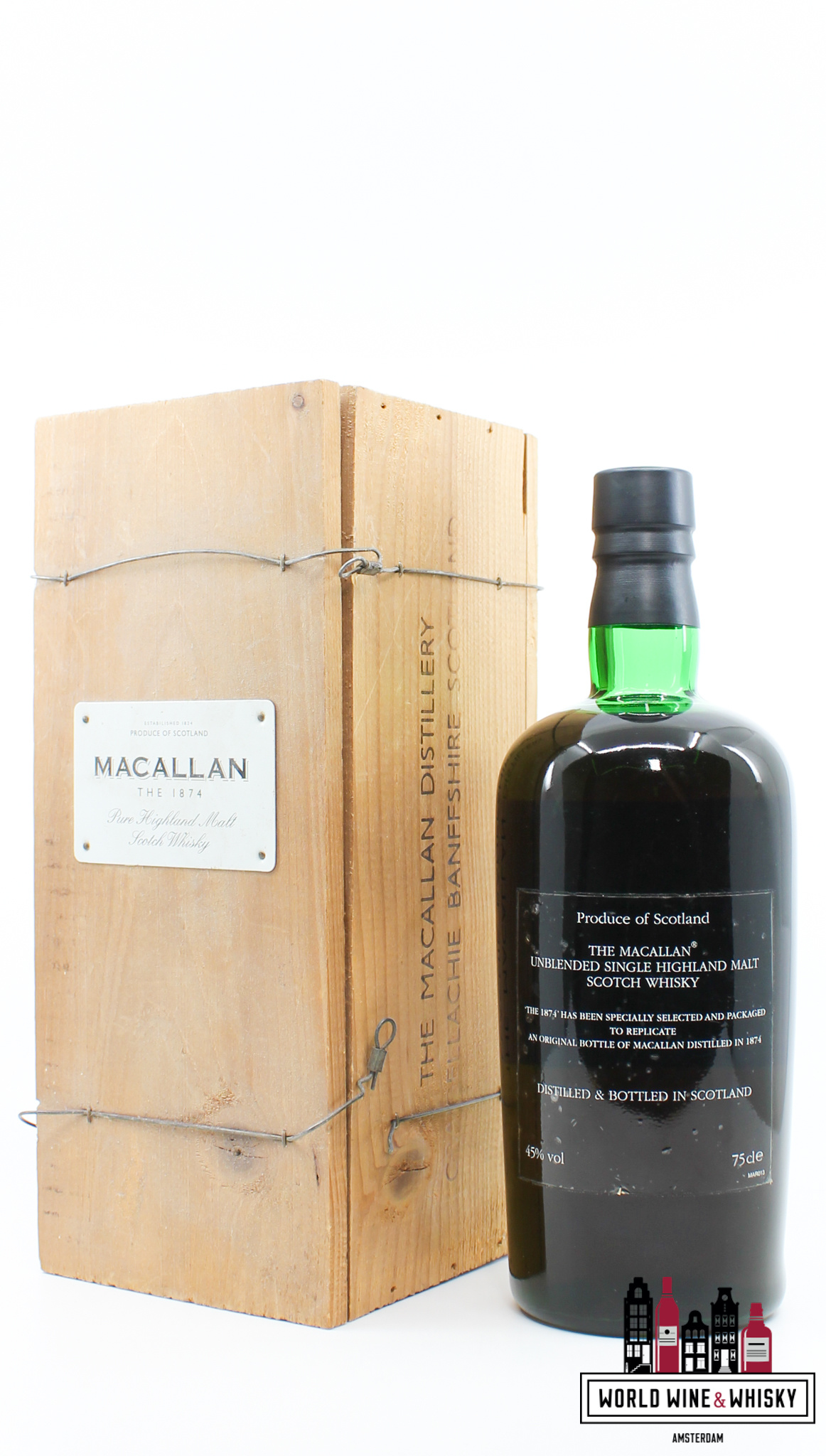 The Macallan Macallan Replica 'The 1874' 45% 750ml - Bottled in 2002 (1 of 11000)