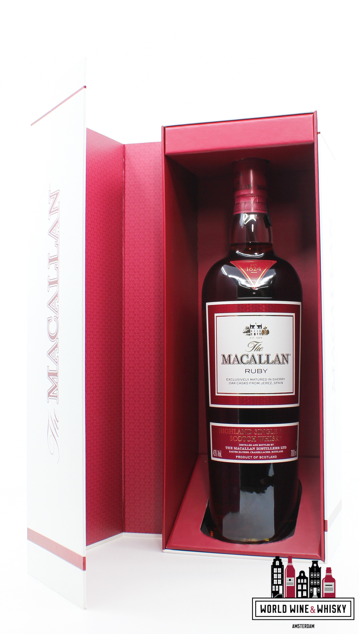 The Macallan Macallan Ruby 2014 - The 1824 Series 43% 700ml (in luxury case)