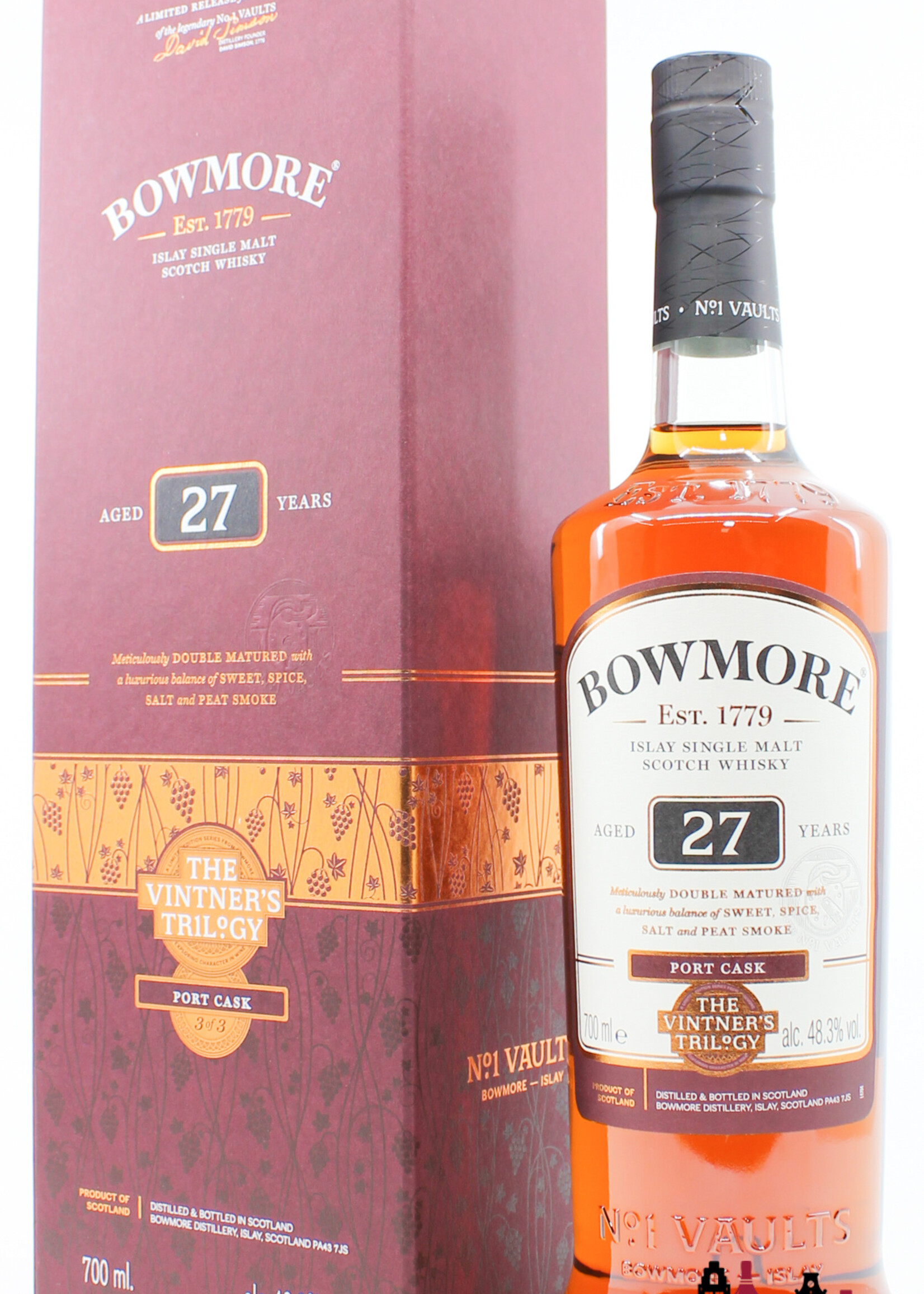 Bowmore Bowmore 27 Years Old 2018 - The Vintner's Trilogy - Port Cask 48.3%