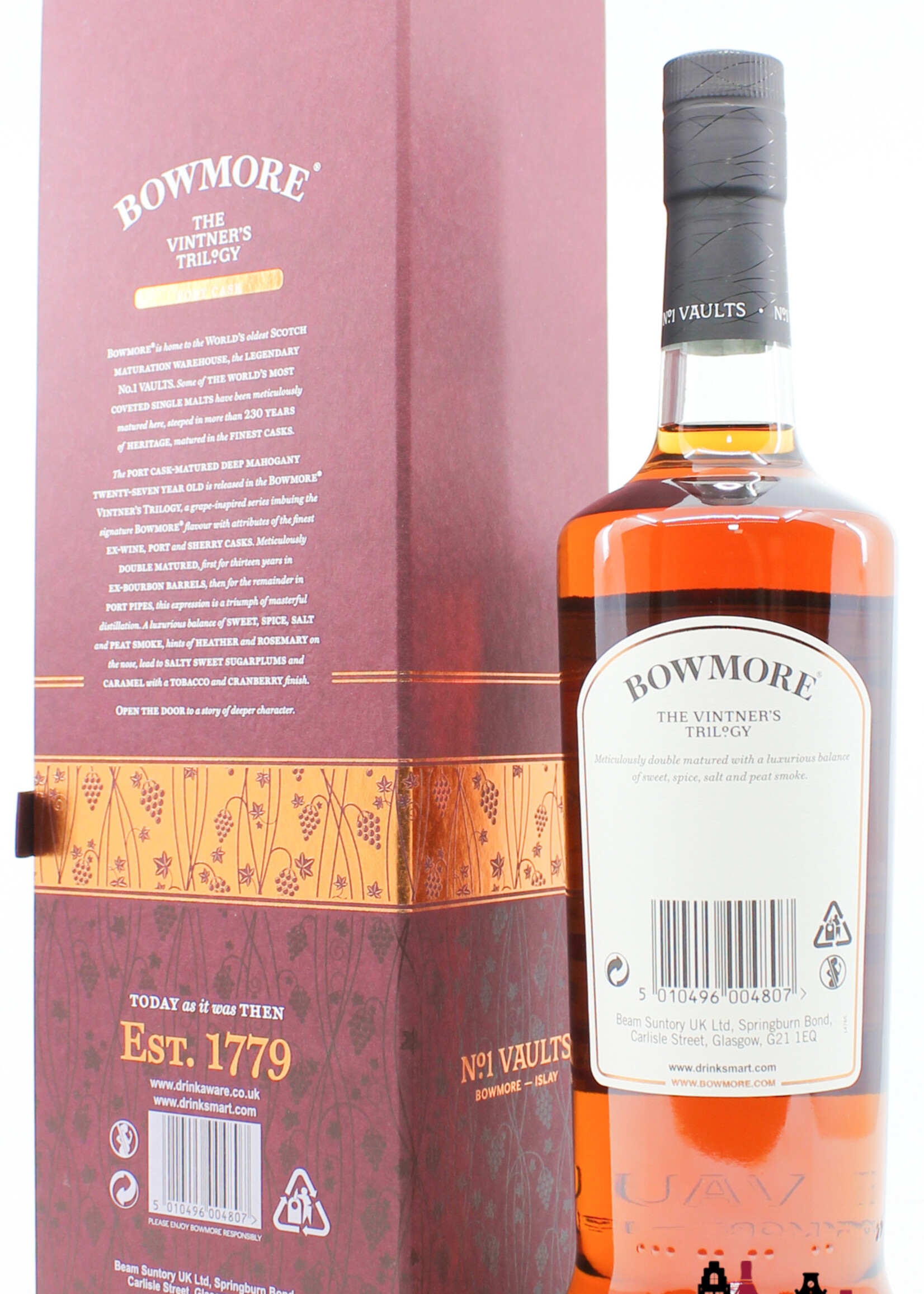 Bowmore Bowmore 27 Years Old 2018 - The Vintner's Trilogy - Port Cask 48.3%